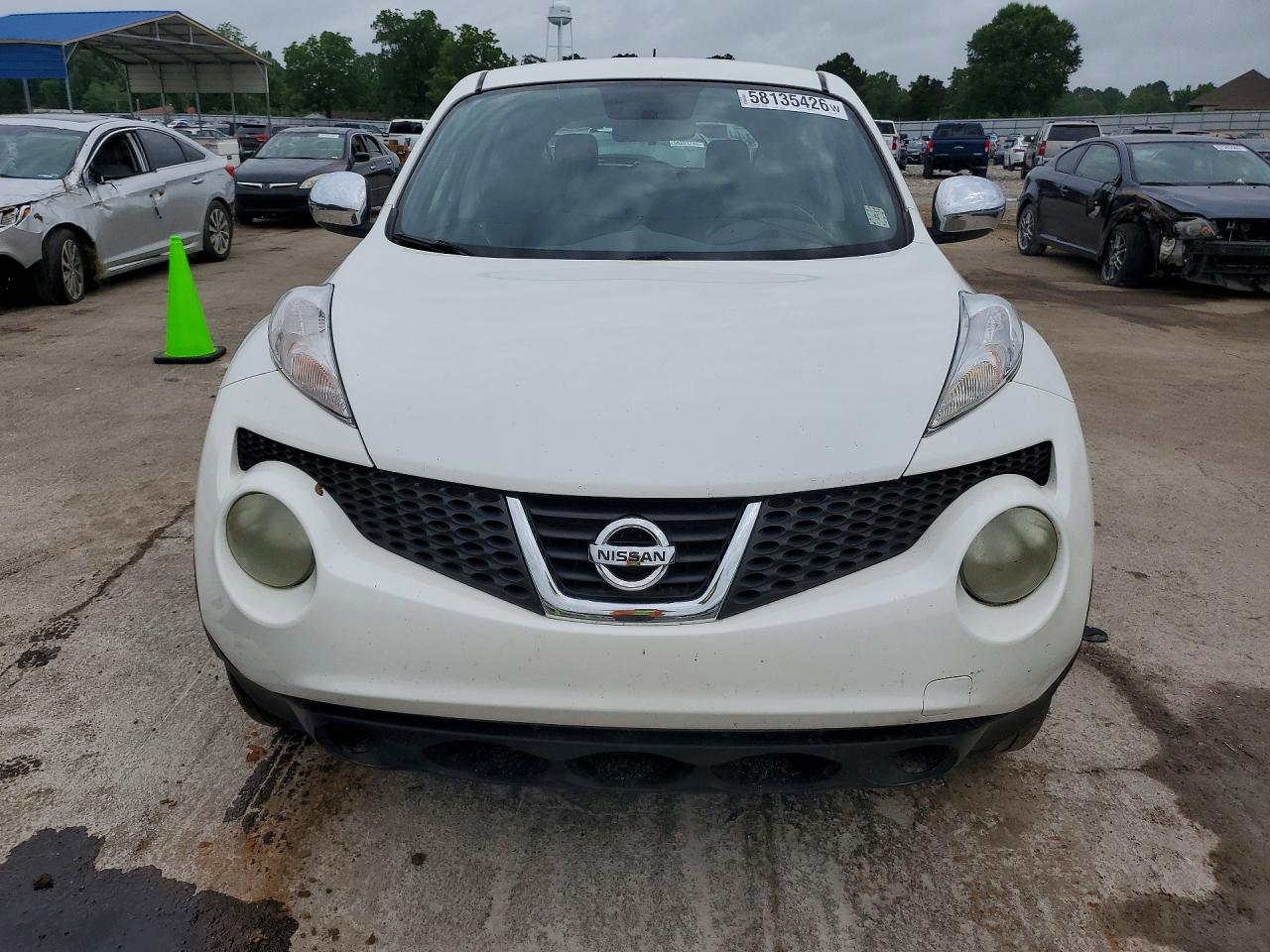 2013 Nissan Juke S Белый vin: JN8AF5MR2DT217731