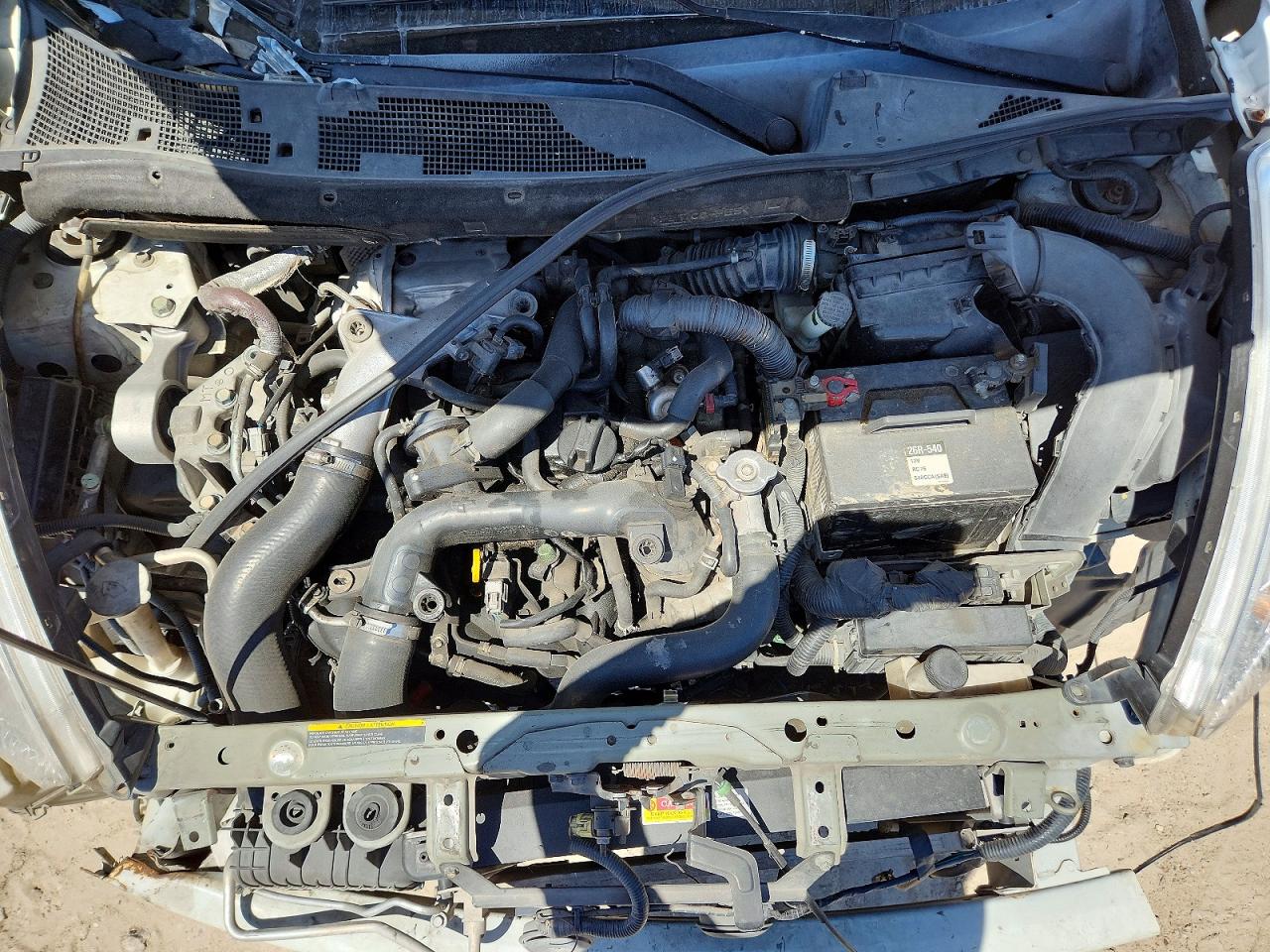 2013 Nissan Juke S White vin: JN8AF5MR2DT223867