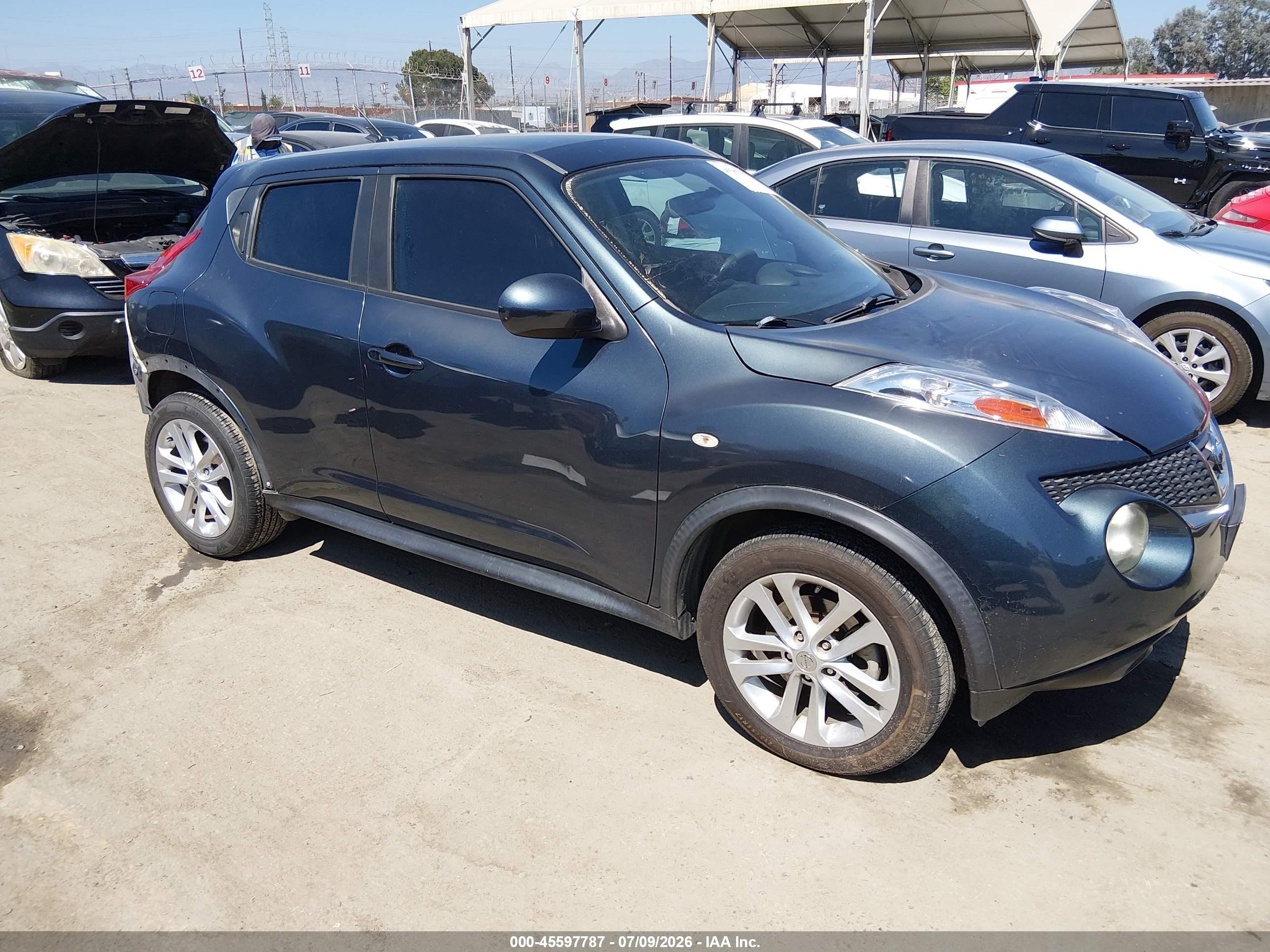 2013 Nissan Juke S Blue vin: JN8AF5MR2DT225232