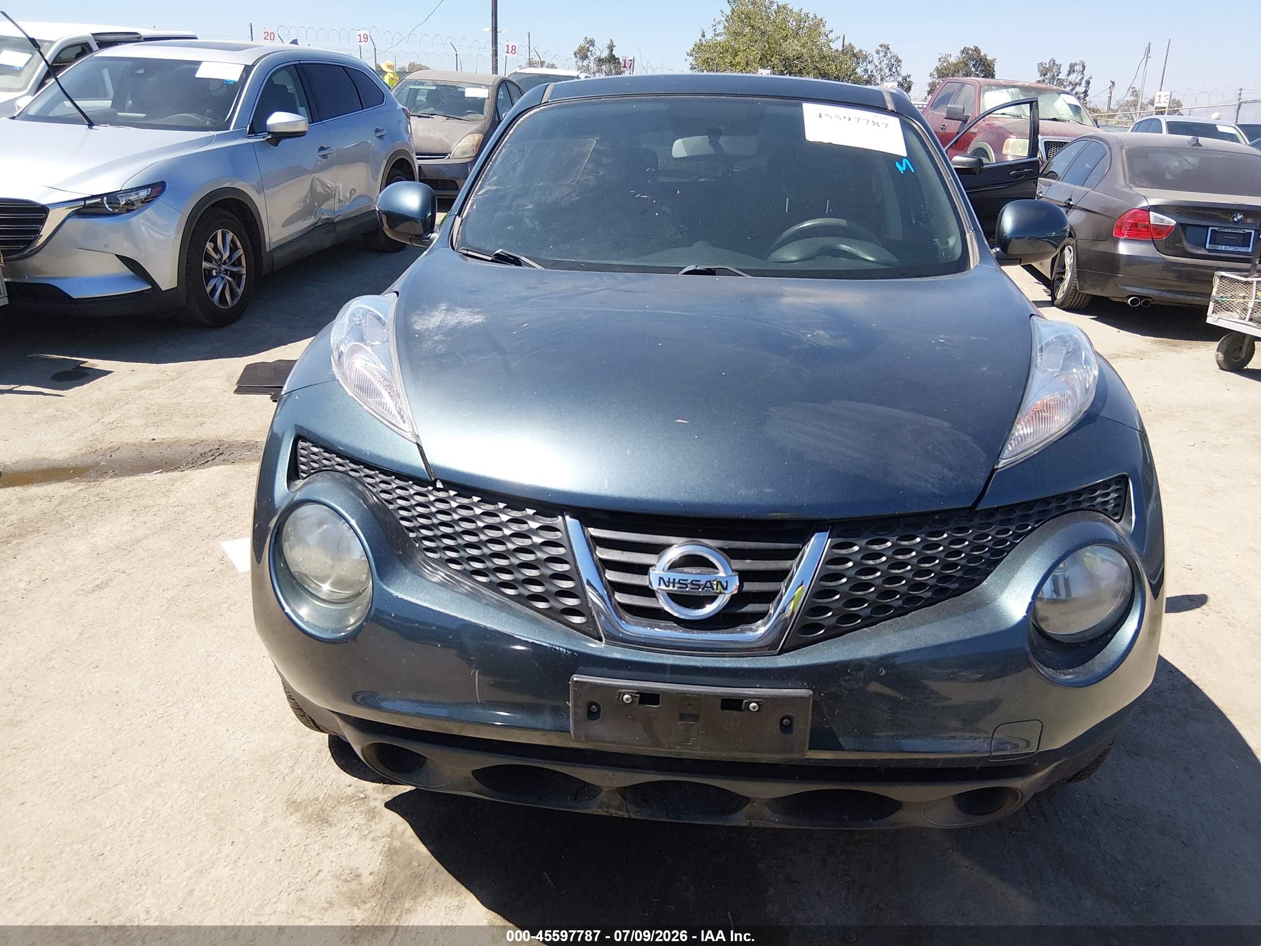 2013 Nissan Juke S Blue vin: JN8AF5MR2DT225232