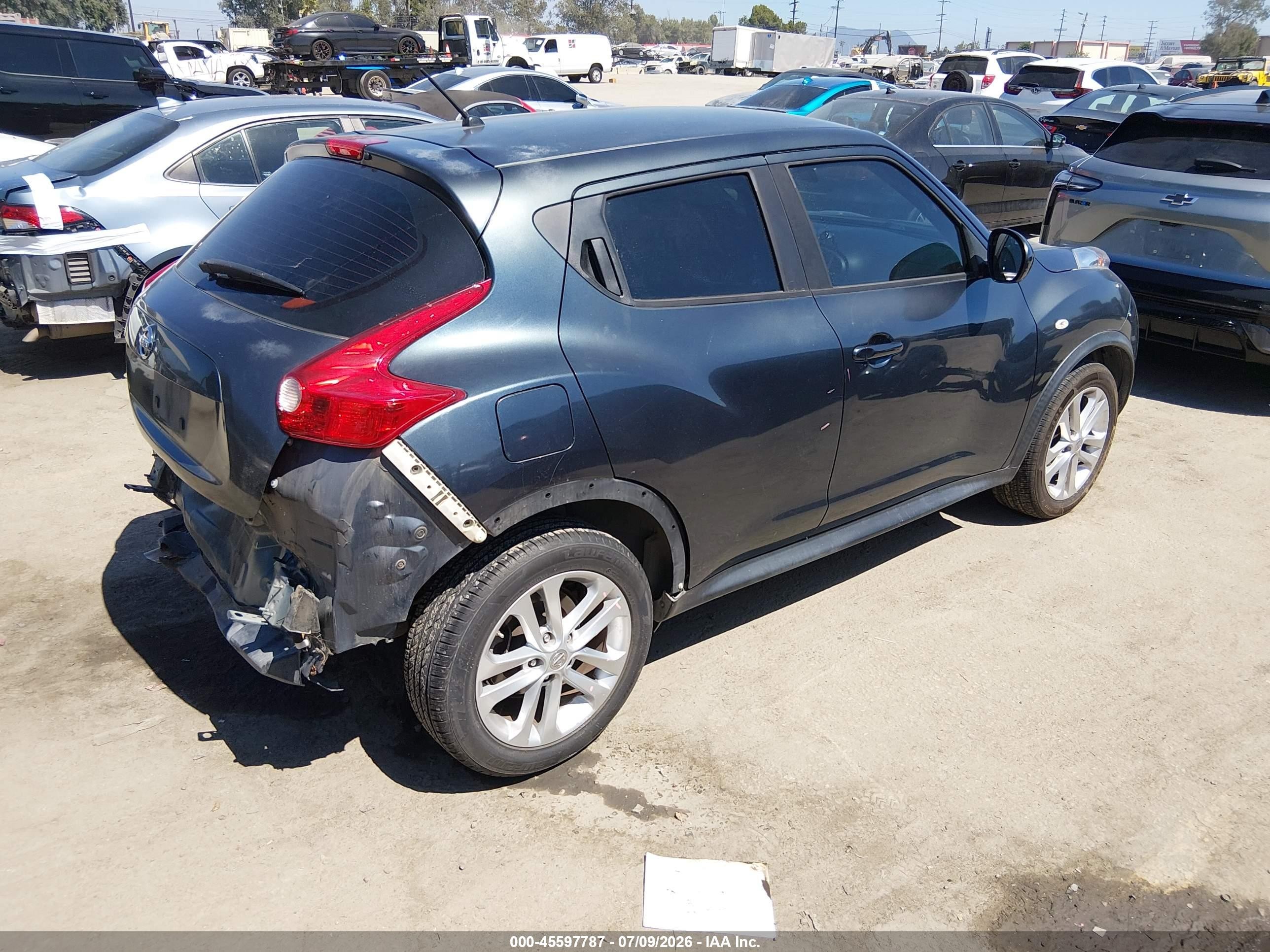 2013 Nissan Juke S Blue vin: JN8AF5MR2DT225232