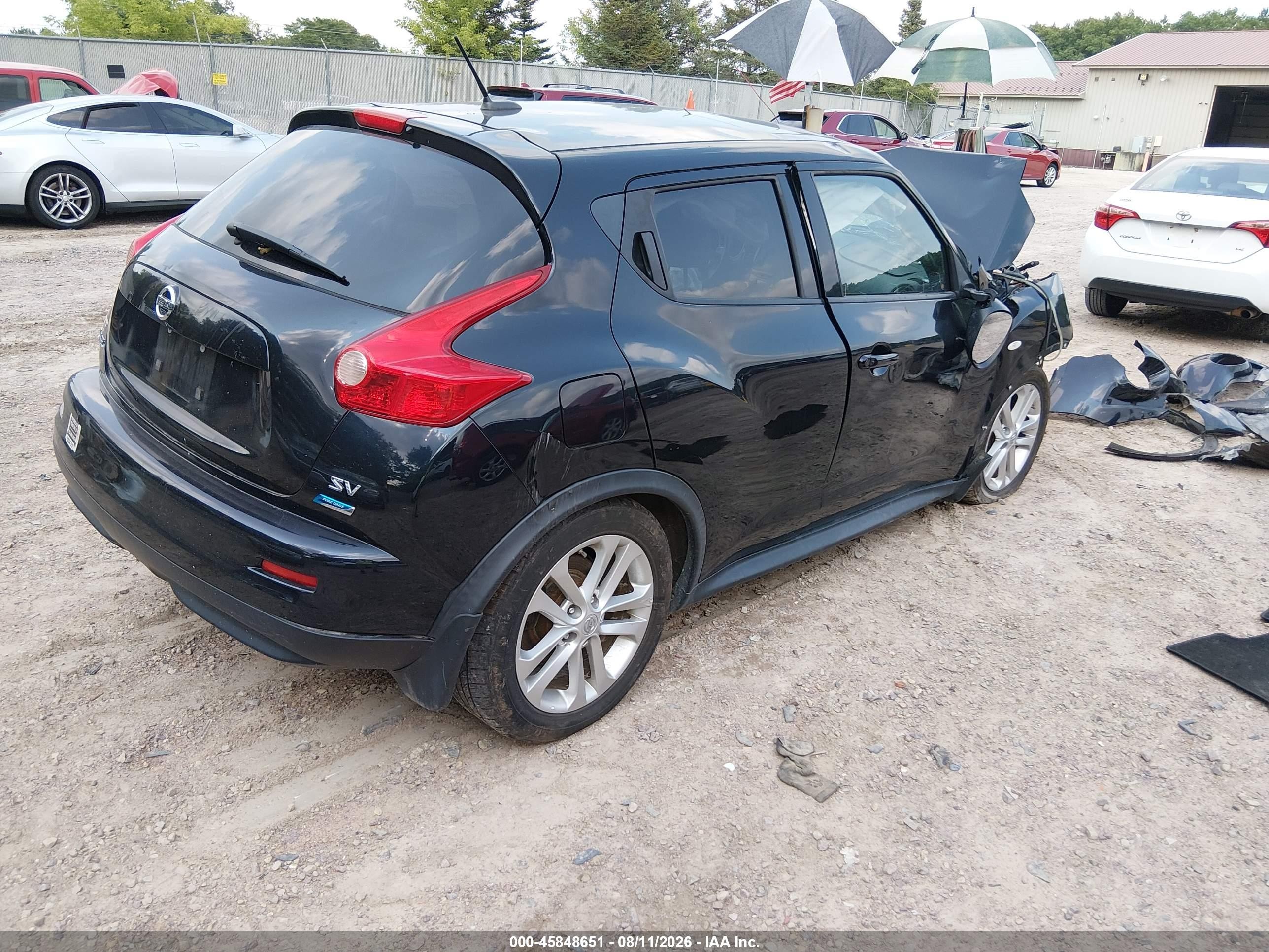 2014 Nissan Juke Sv Black vin: JN8AF5MR2ET353178
