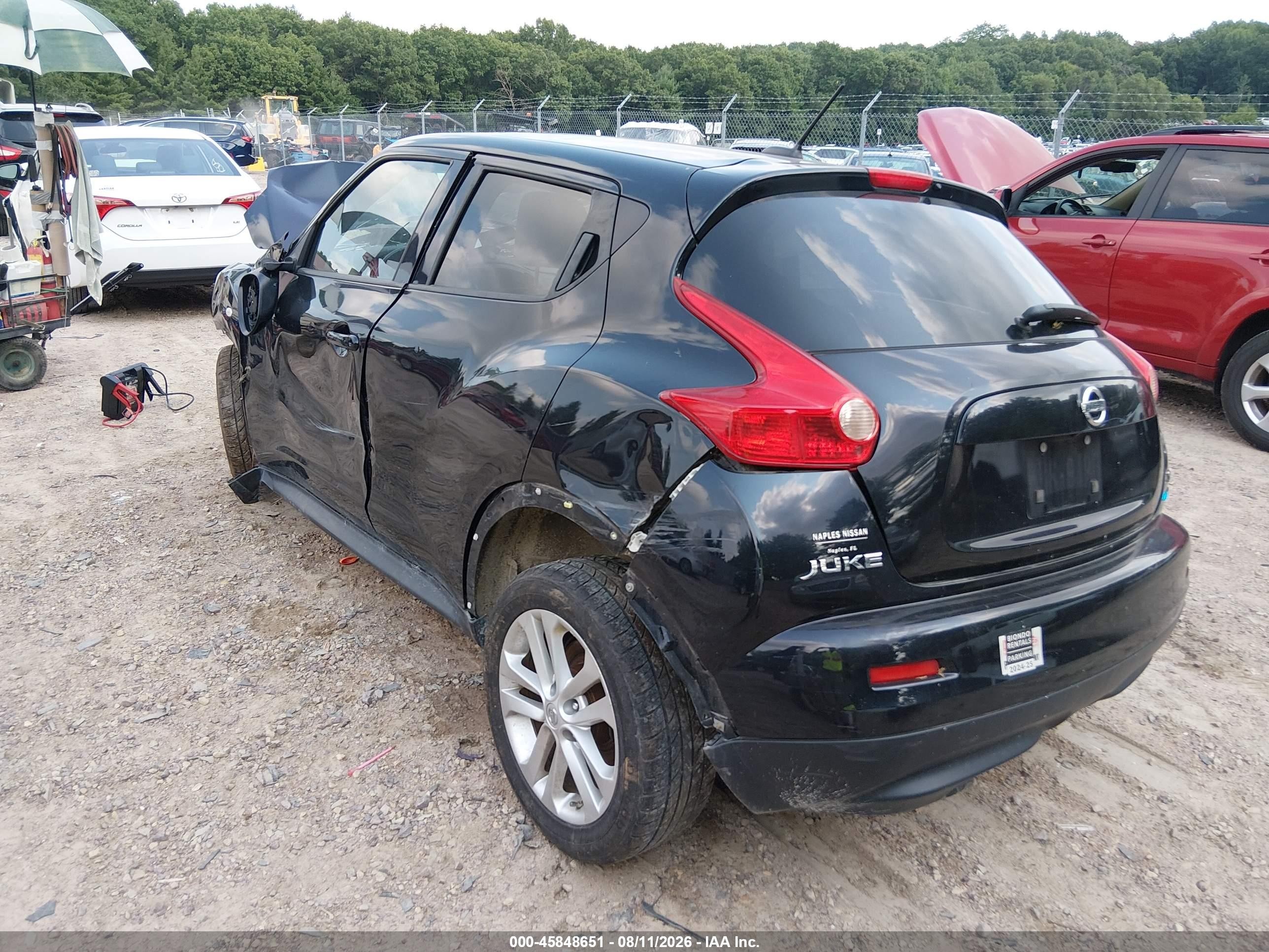 2014 Nissan Juke Sv Black vin: JN8AF5MR2ET353178