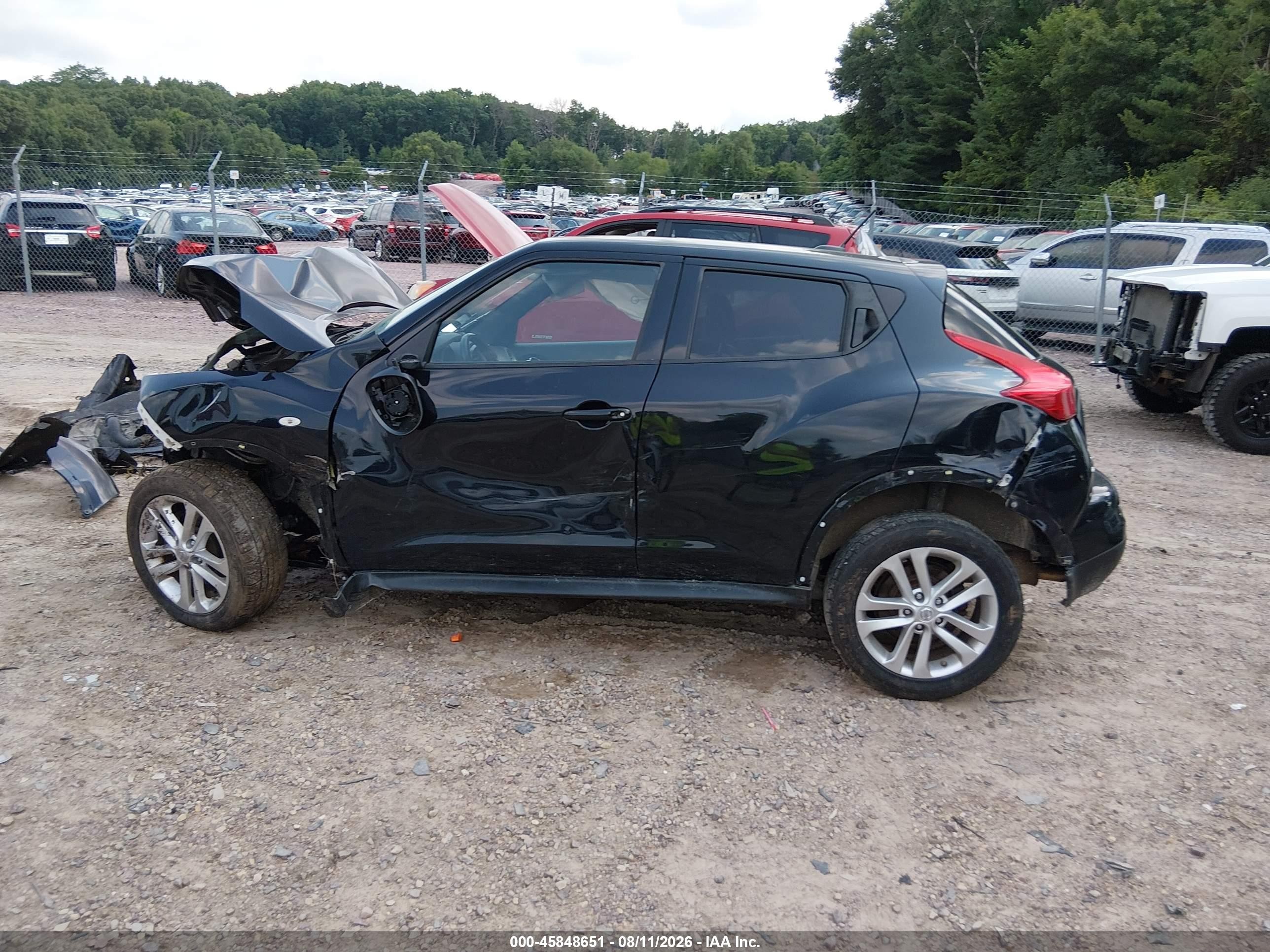 2014 Nissan Juke Sv Black vin: JN8AF5MR2ET353178