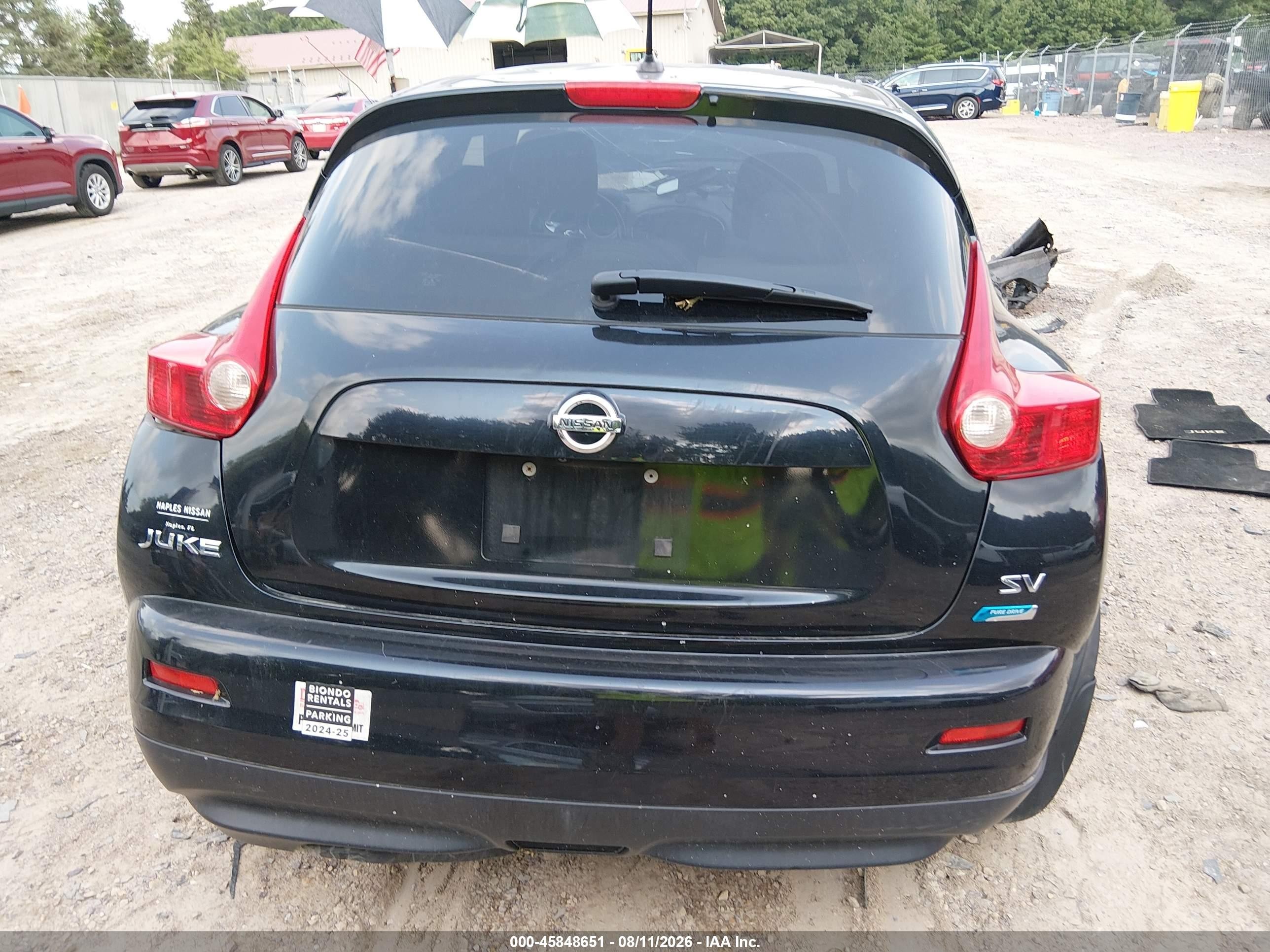 2014 Nissan Juke Sv Black vin: JN8AF5MR2ET353178