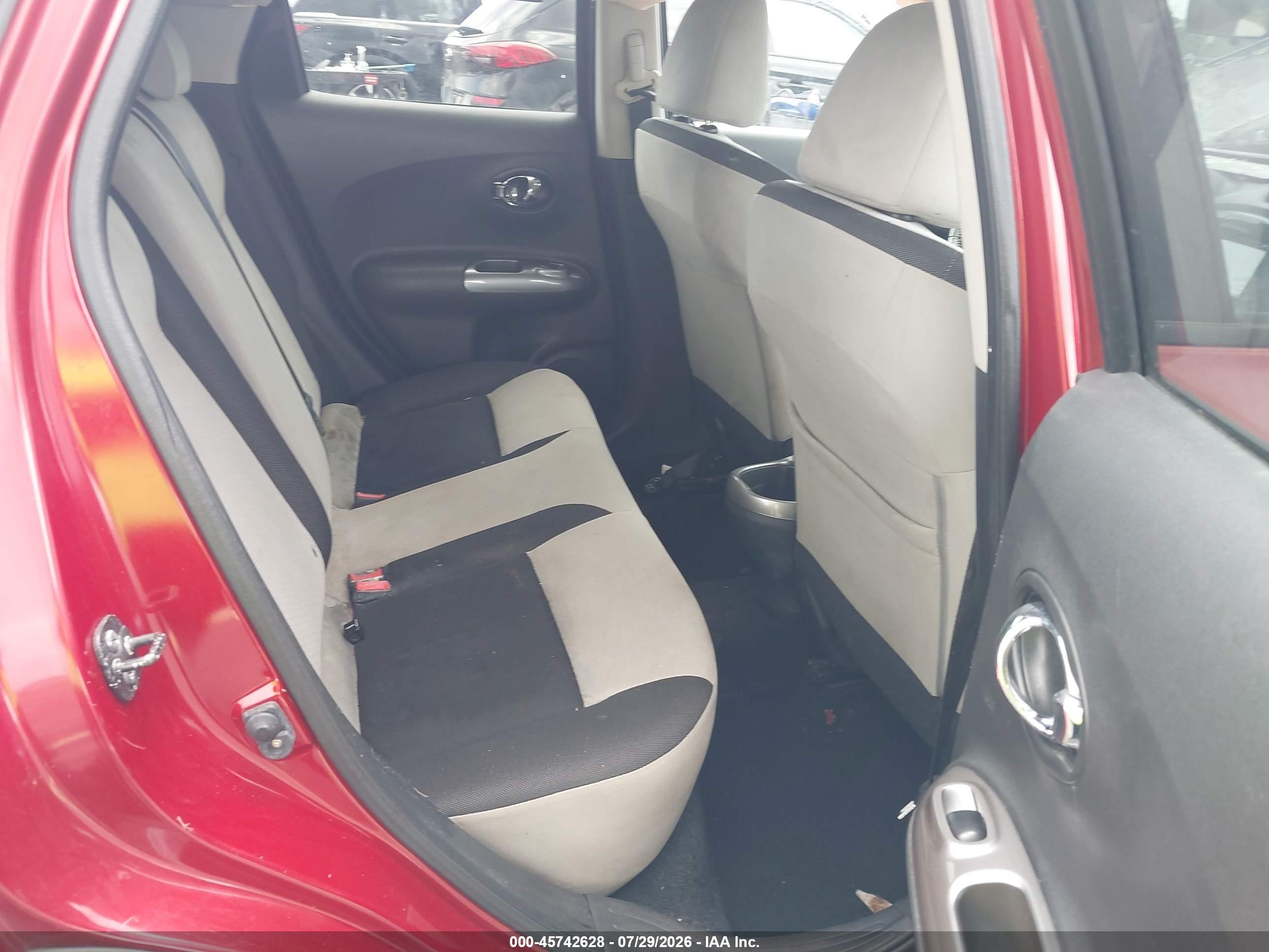 2014 Nissan Juke Sv Красный vin: JN8AF5MR2ET353374