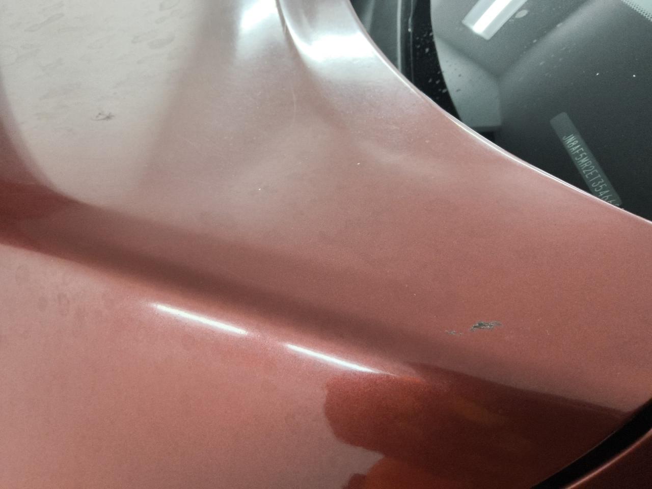 2014 Nissan Juke Sv Red vin: JN8AF5MR2ET354668 Damage: Hood, Chipped, 2