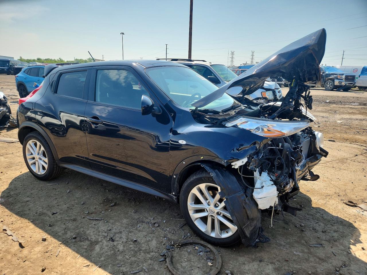2014 Nissan Juke Sv Черный vin: JN8AF5MR2ET357974