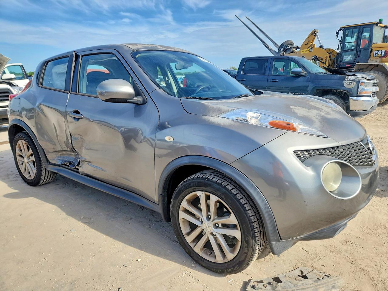 2014 Nissan Juke S Gray vin: JN8AF5MR2ET362186