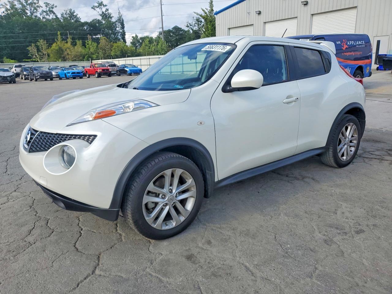 2014 Nissan Juke Sl Белый vin: JN8AF5MR2ET453703