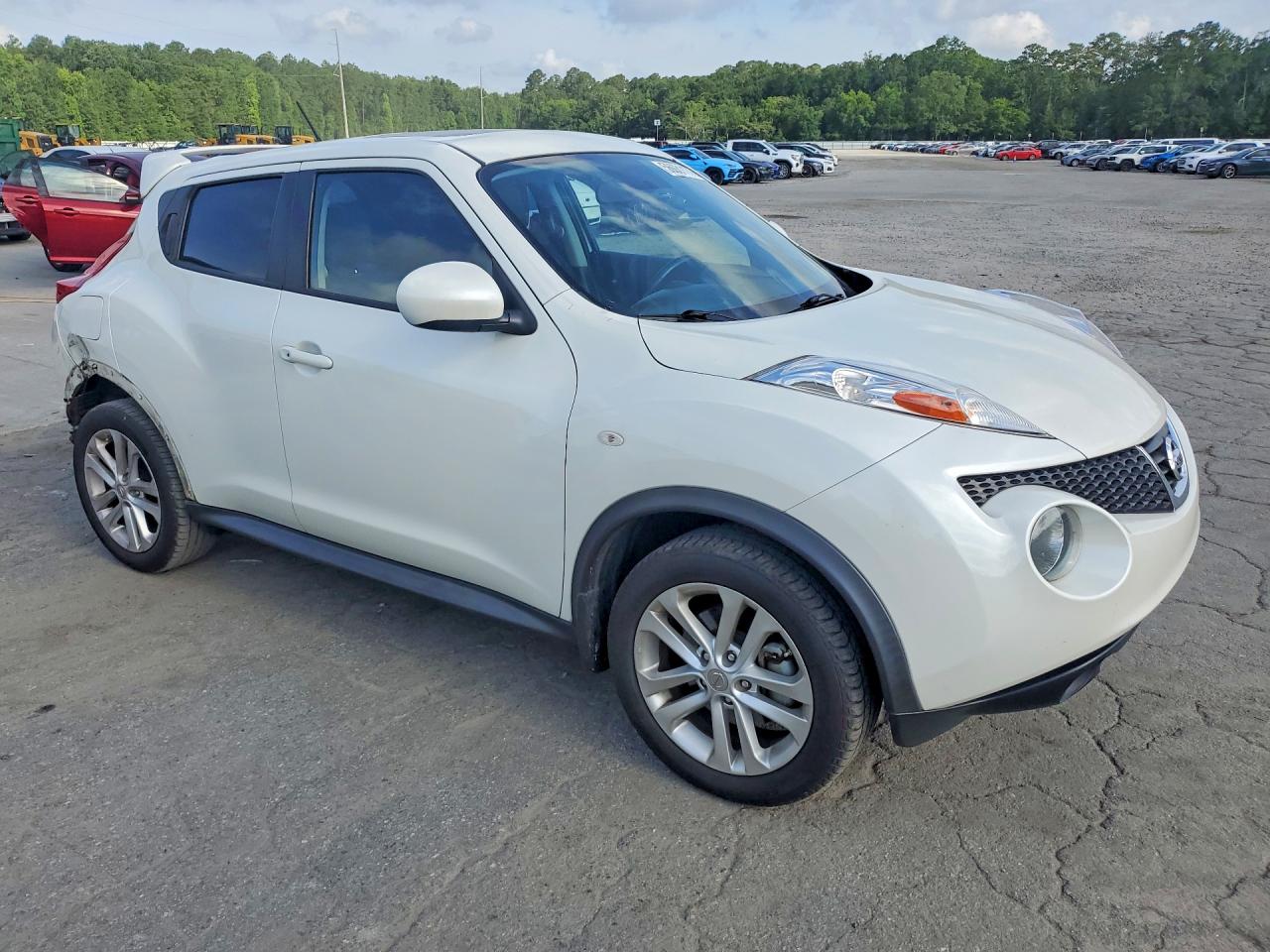 2014 Nissan Juke Sl White vin: JN8AF5MR2ET453703