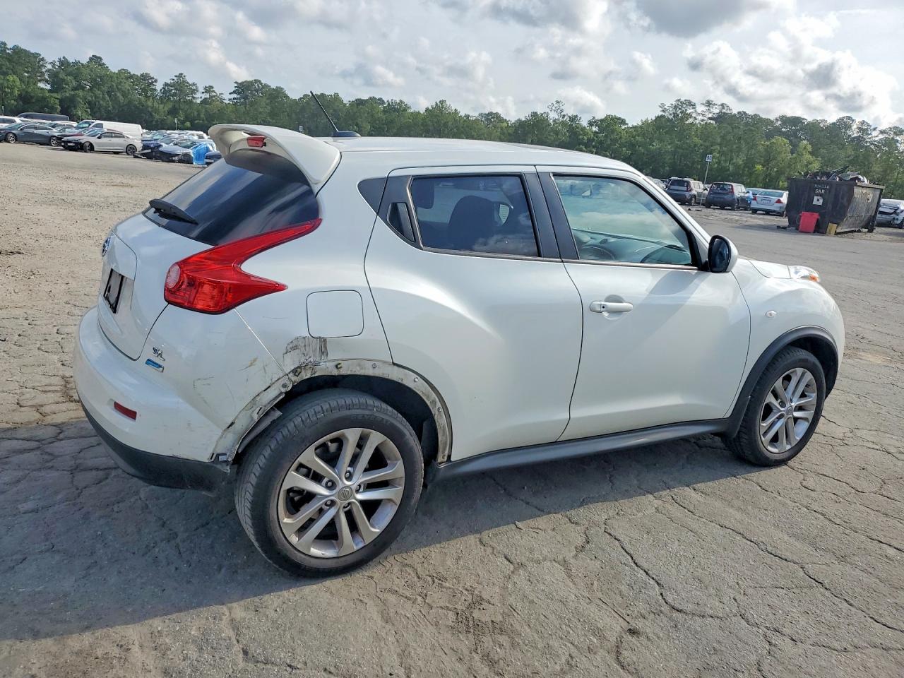 2014 Nissan Juke Sl White vin: JN8AF5MR2ET453703