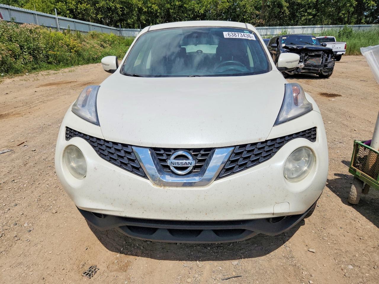 2015 Nissan Juke Sv White vin: JN8AF5MR2FT502044