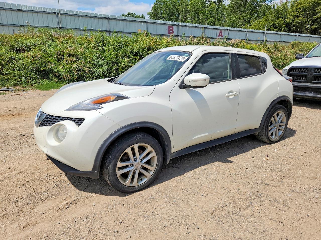 2015 Nissan Juke Sv Белый vin: JN8AF5MR2FT502044
