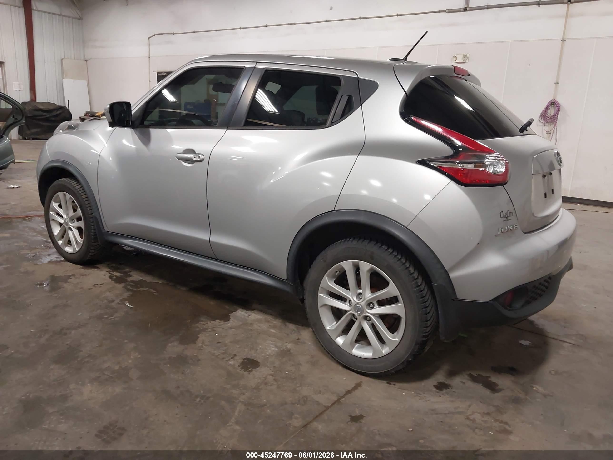 2015 Nissan Juke Sl Silver vin: JN8AF5MR2FT502383