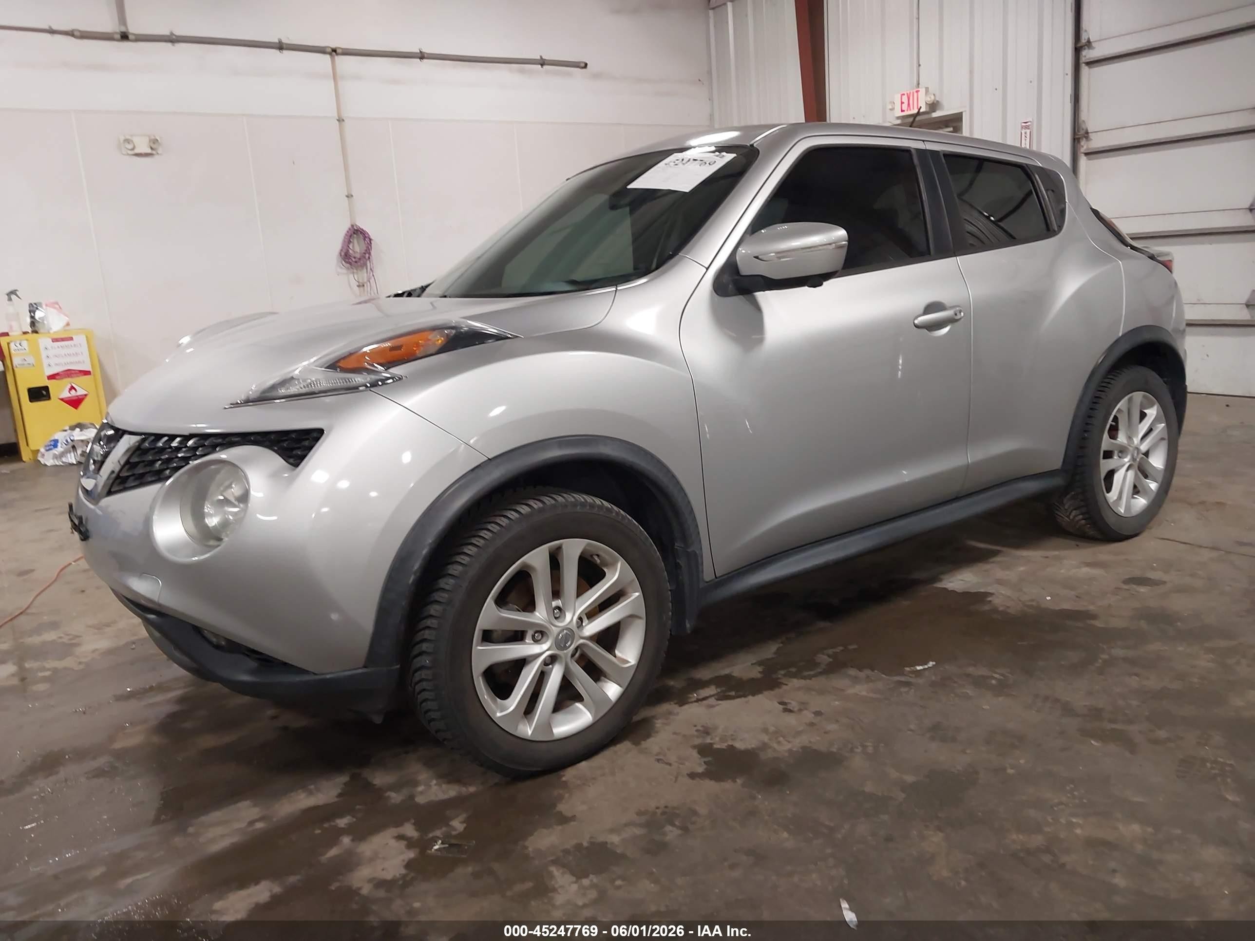 2015 Nissan Juke Sl Silver vin: JN8AF5MR2FT502383
