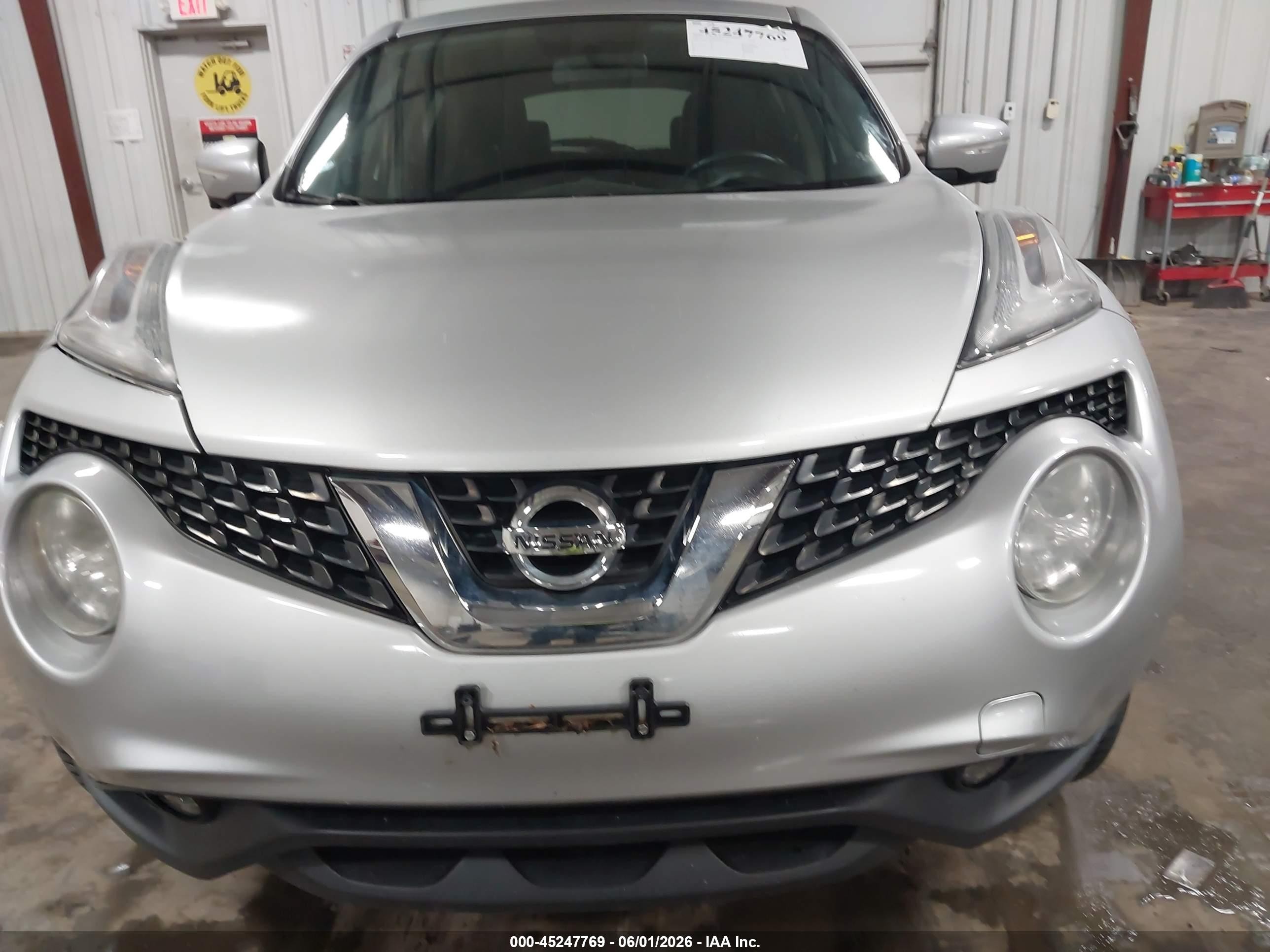 2015 Nissan Juke Sl Silver vin: JN8AF5MR2FT502383