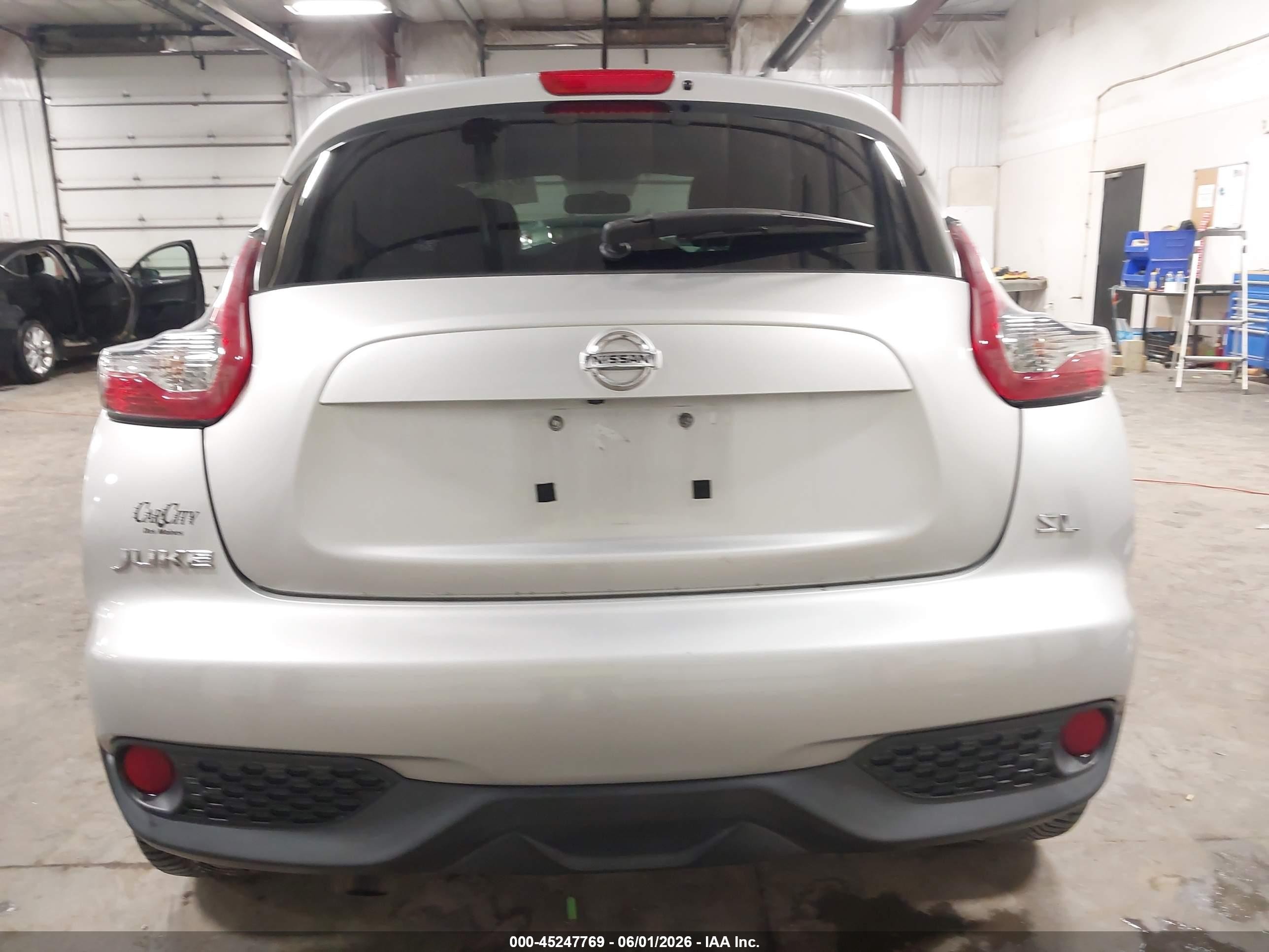 2015 Nissan Juke Sl Silver vin: JN8AF5MR2FT502383