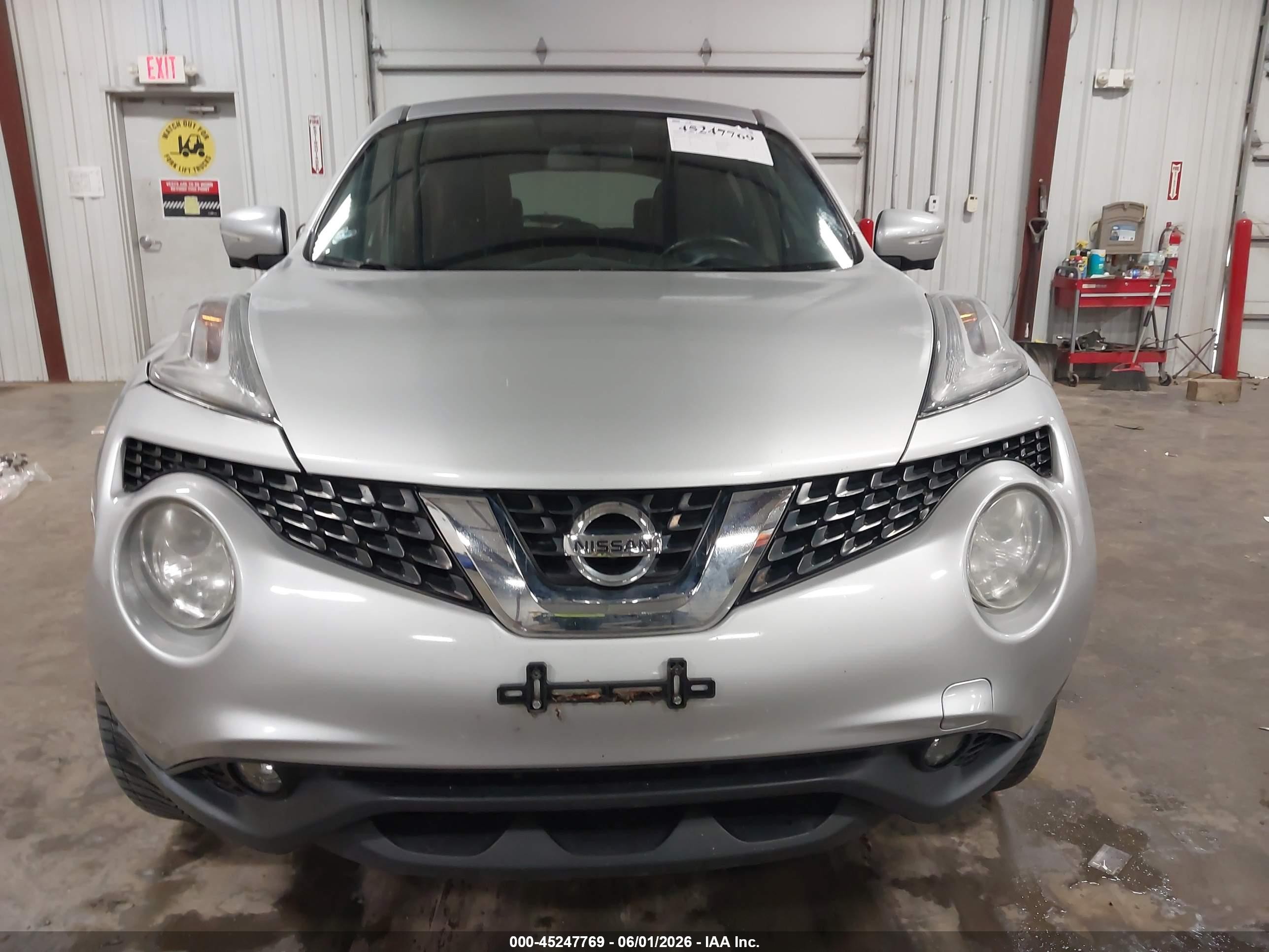 2015 Nissan Juke Sl Silver vin: JN8AF5MR2FT502383