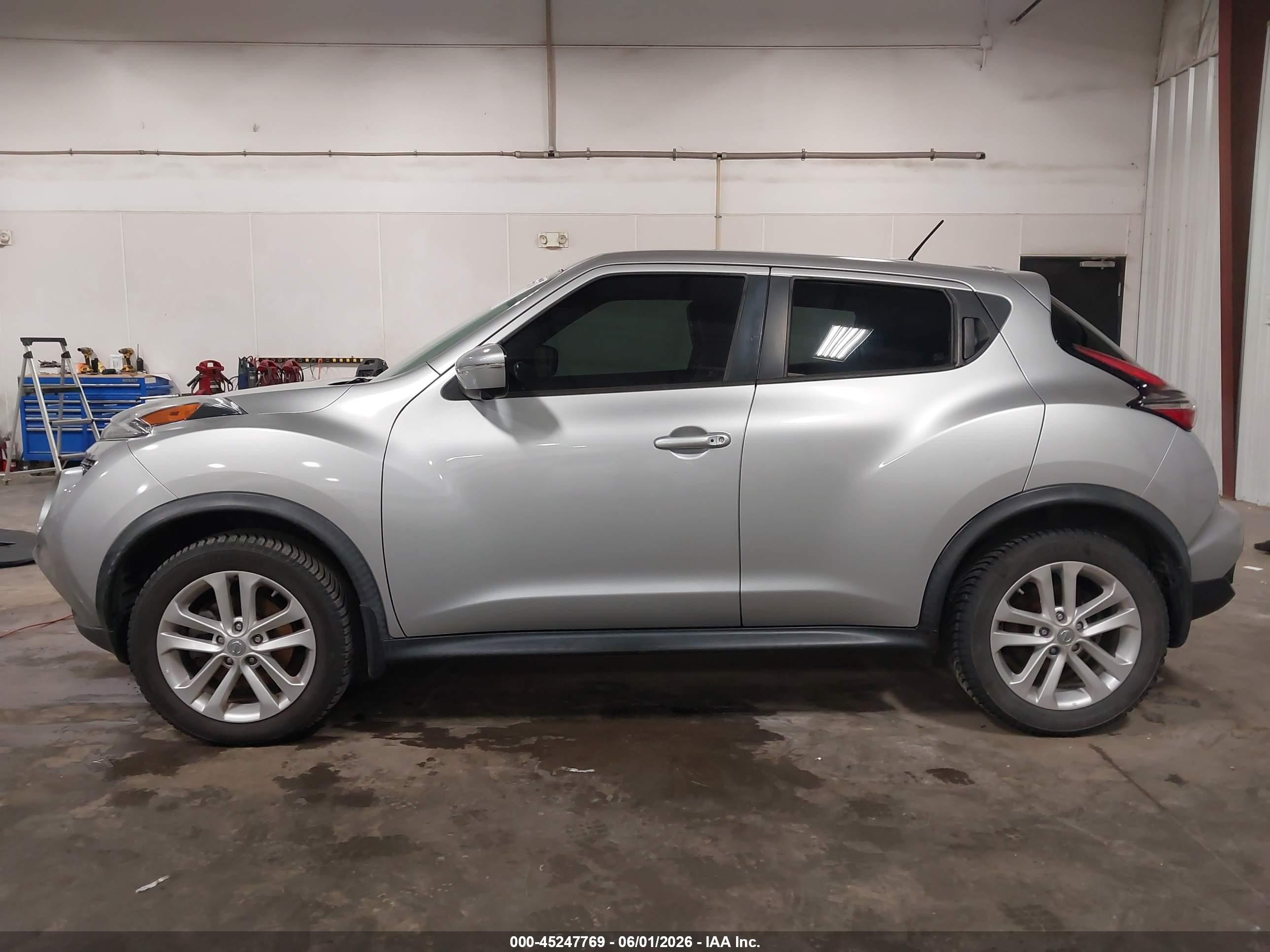 2015 Nissan Juke Sl Silver vin: JN8AF5MR2FT502383