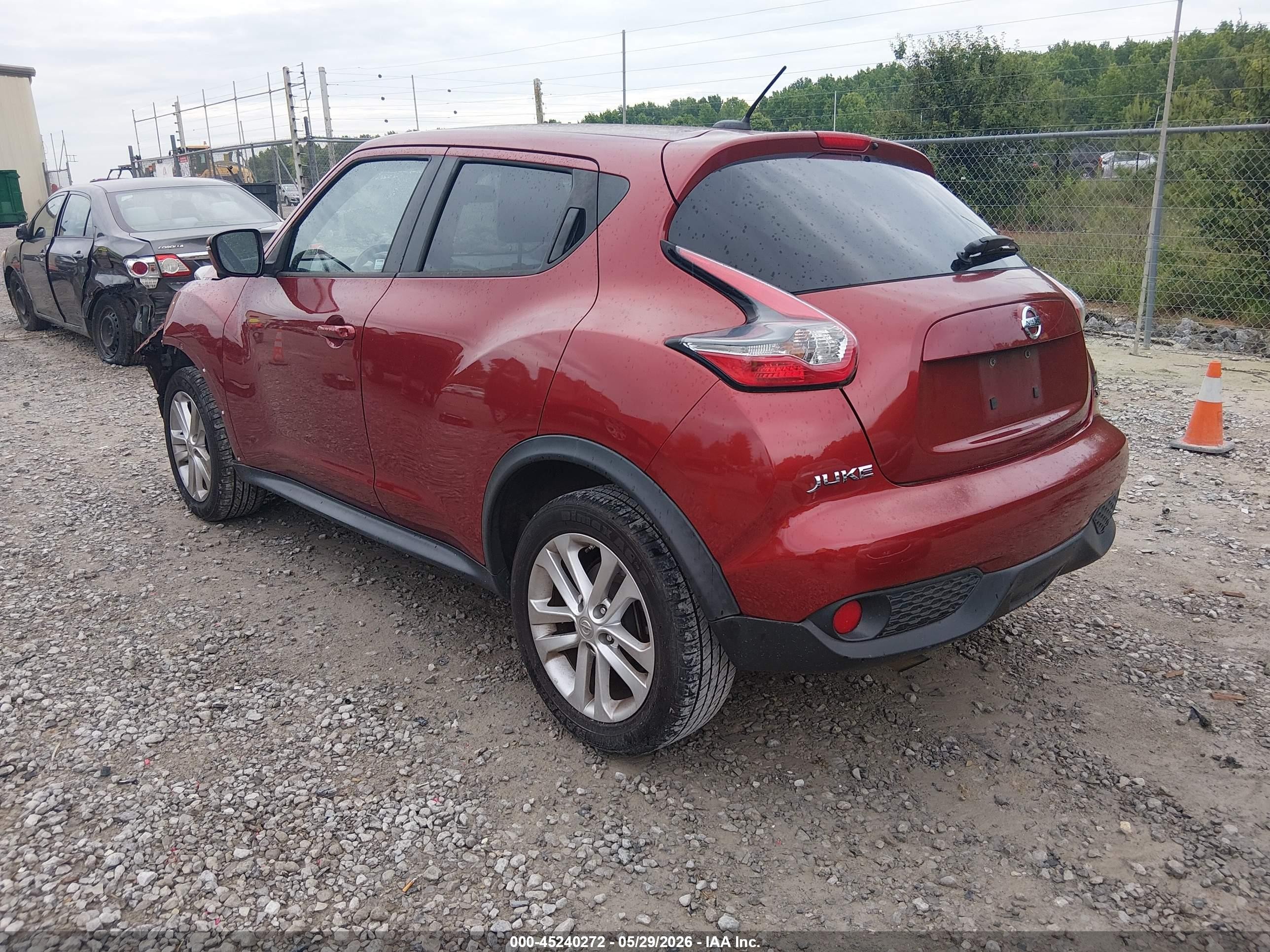 2015 Nissan Juke Sl Red vin: JN8AF5MR2FT502660