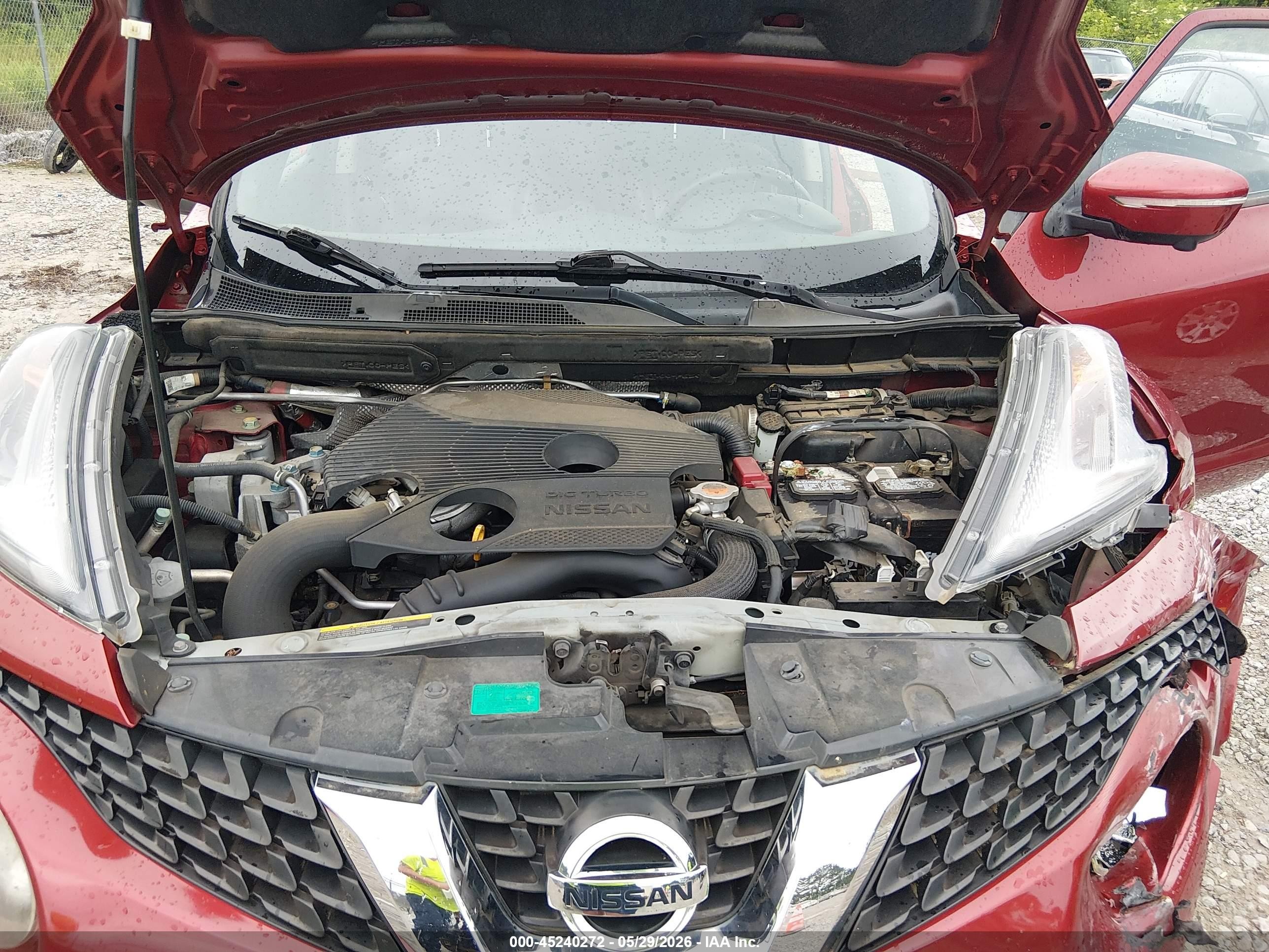 2015 Nissan Juke Sl Red vin: JN8AF5MR2FT502660