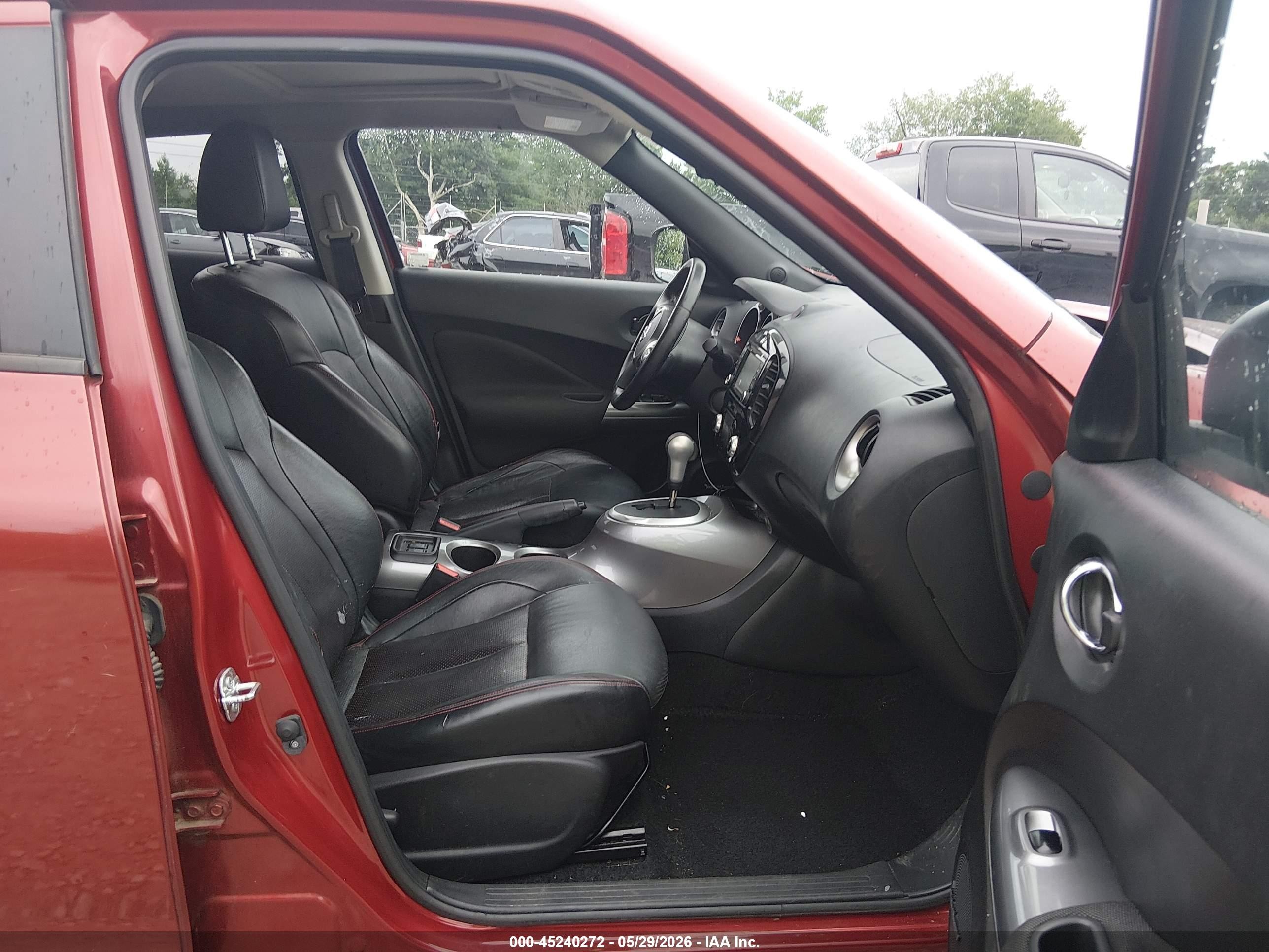 2015 Nissan Juke Sl Red vin: JN8AF5MR2FT502660
