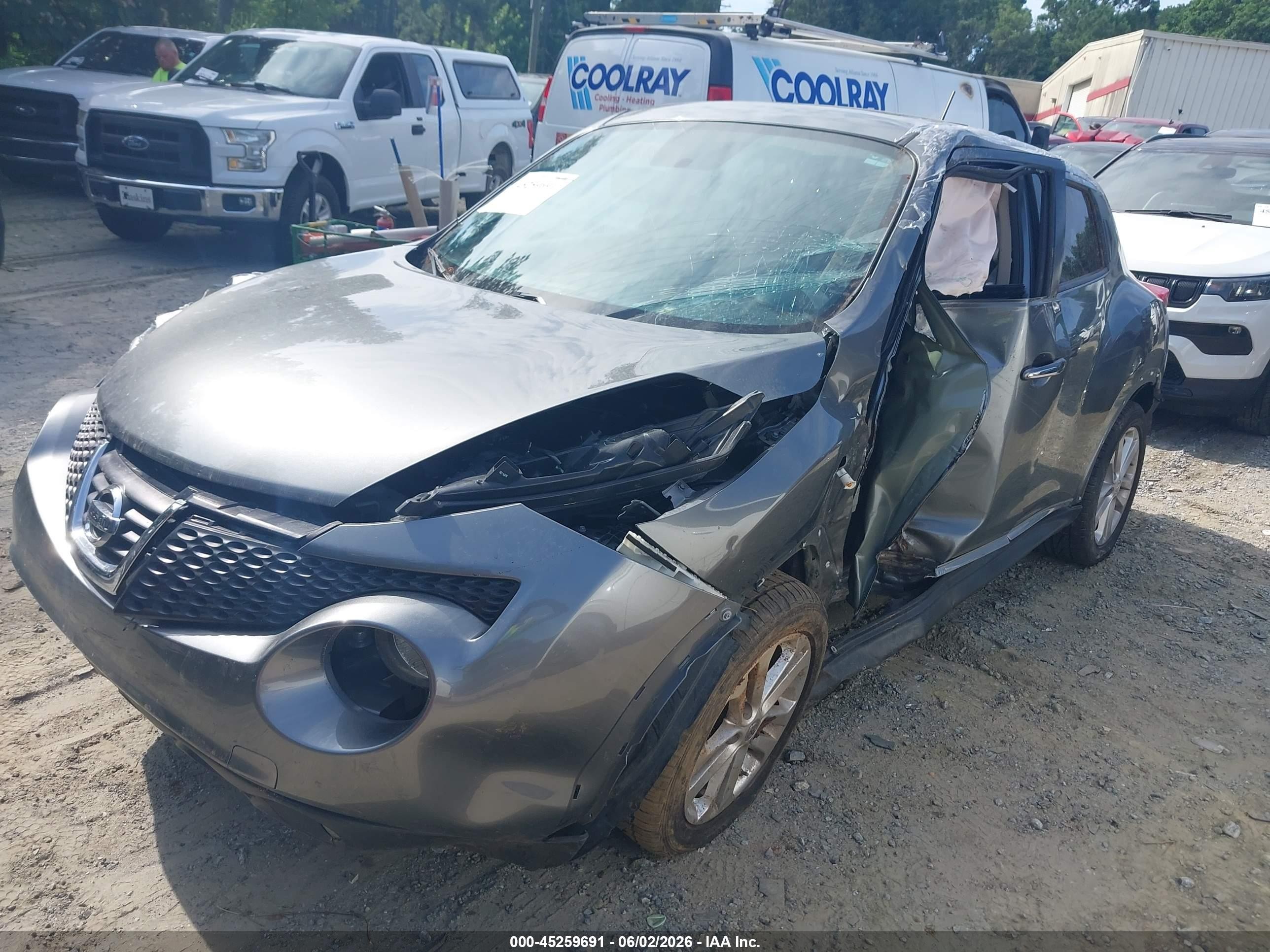 2012 Nissan Juke Sl Gray vin: JN8AF5MR3CT108337