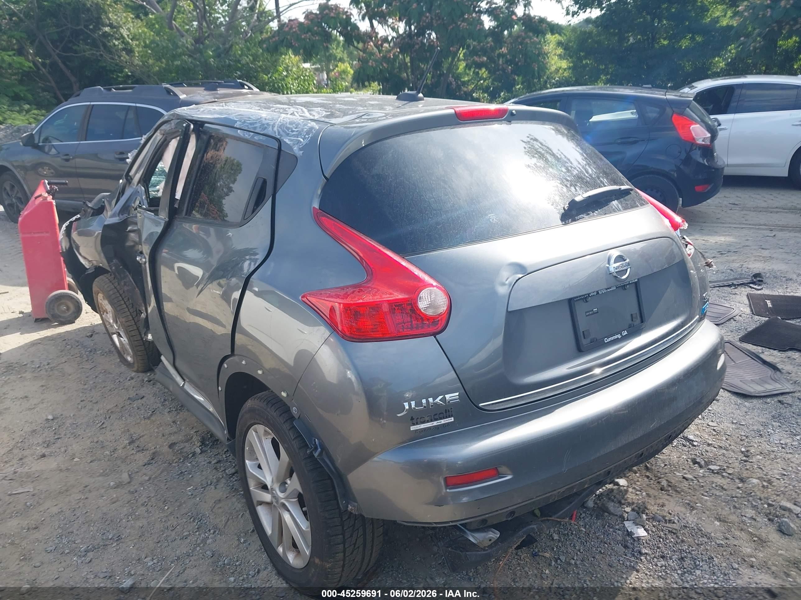 2012 Nissan Juke Sl Gray vin: JN8AF5MR3CT108337