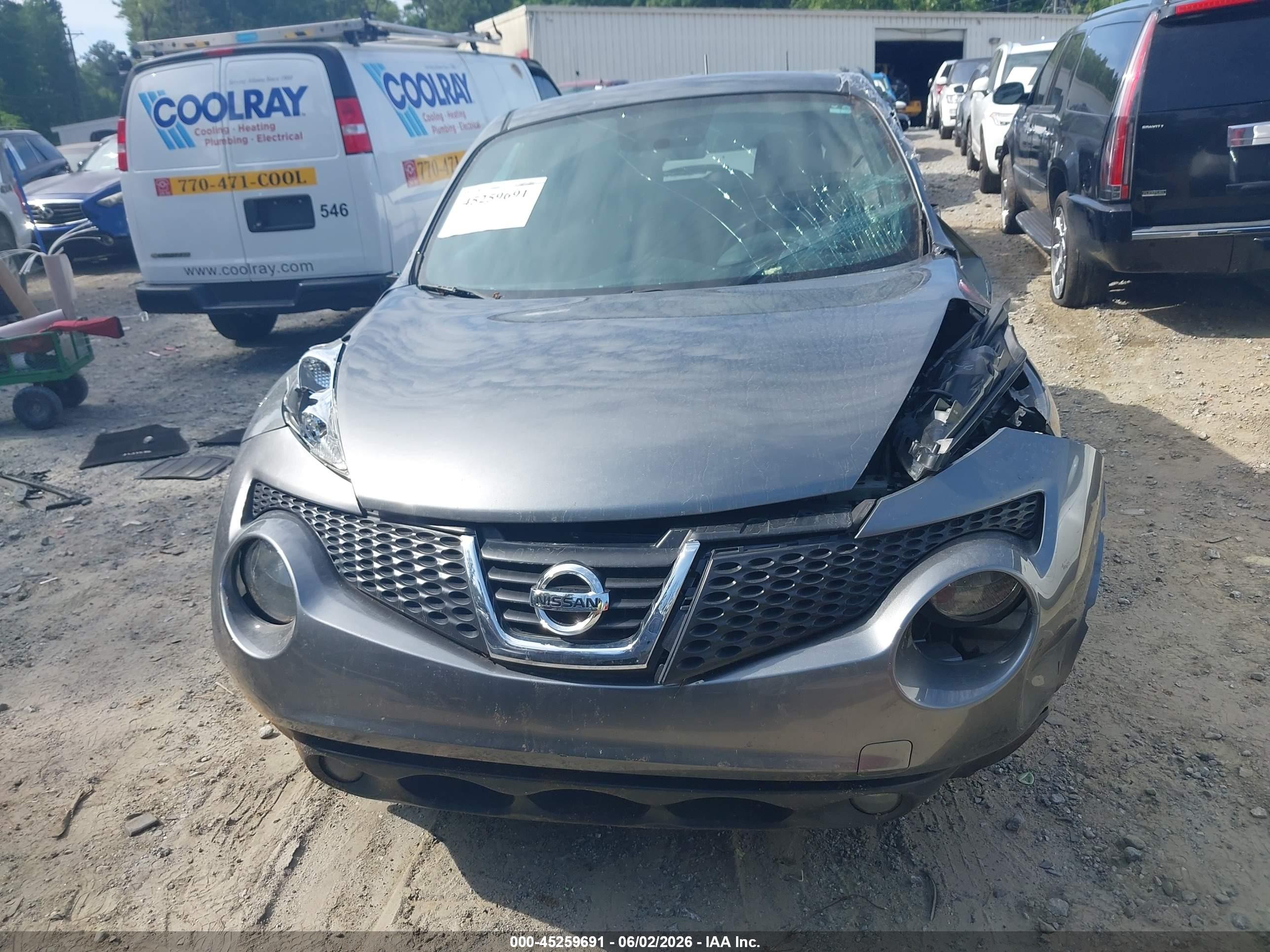 2012 Nissan Juke Sl Gray vin: JN8AF5MR3CT108337