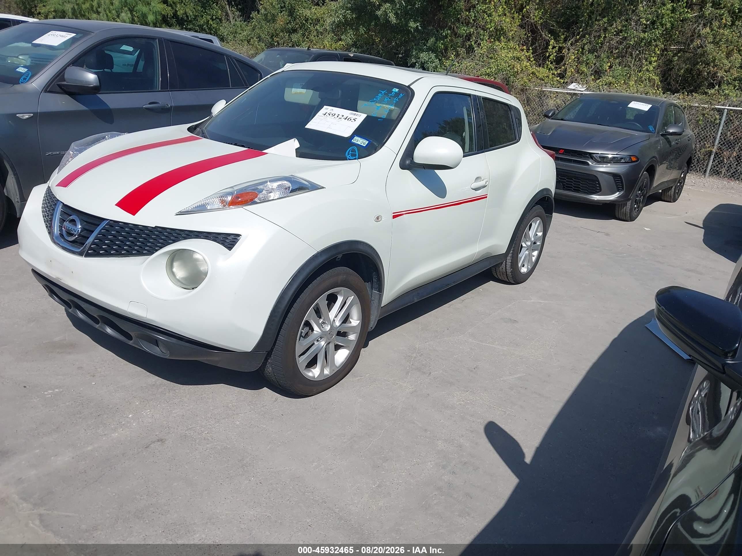 2012 Nissan Juke Sl White vin: JN8AF5MR3CT116132