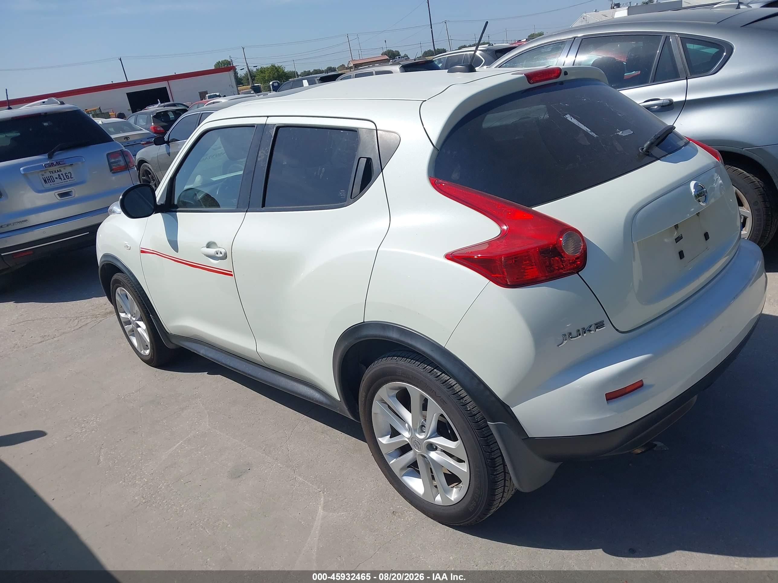 2012 Nissan Juke Sl White vin: JN8AF5MR3CT116132