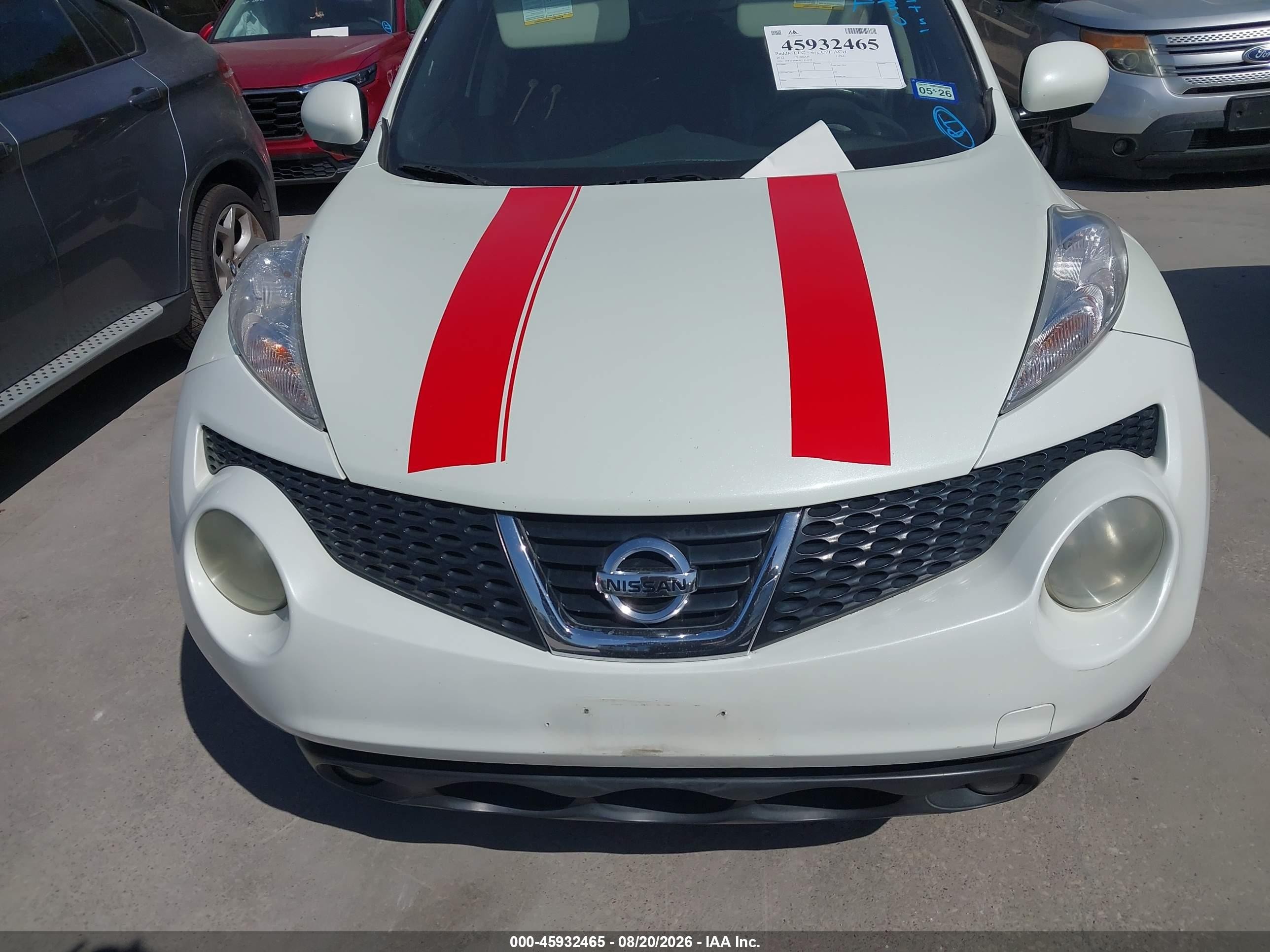 2012 Nissan Juke Sl White vin: JN8AF5MR3CT116132