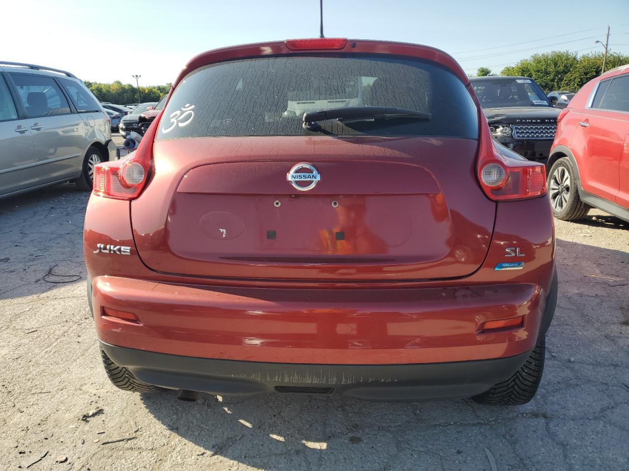 2013 Niss Juke Red vin: JN8AF5MR3DT201876