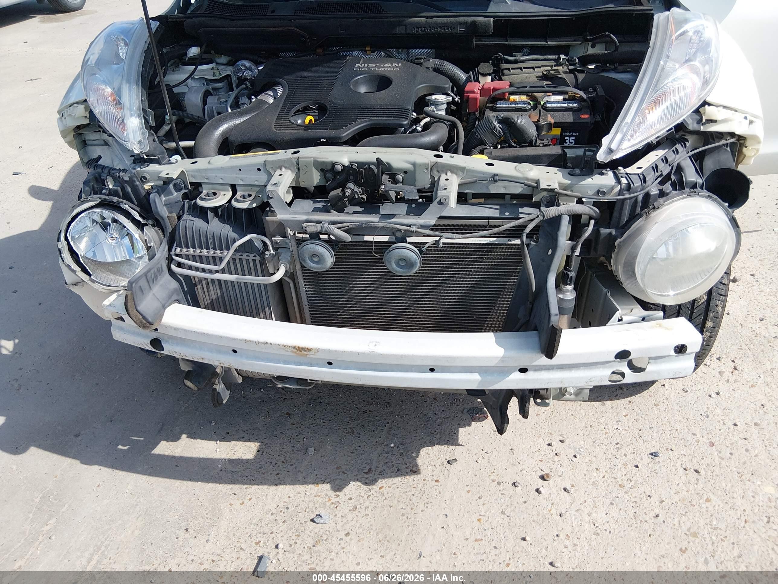 2013 Nissan Juke Sv White vin: JN8AF5MR3DT204177
