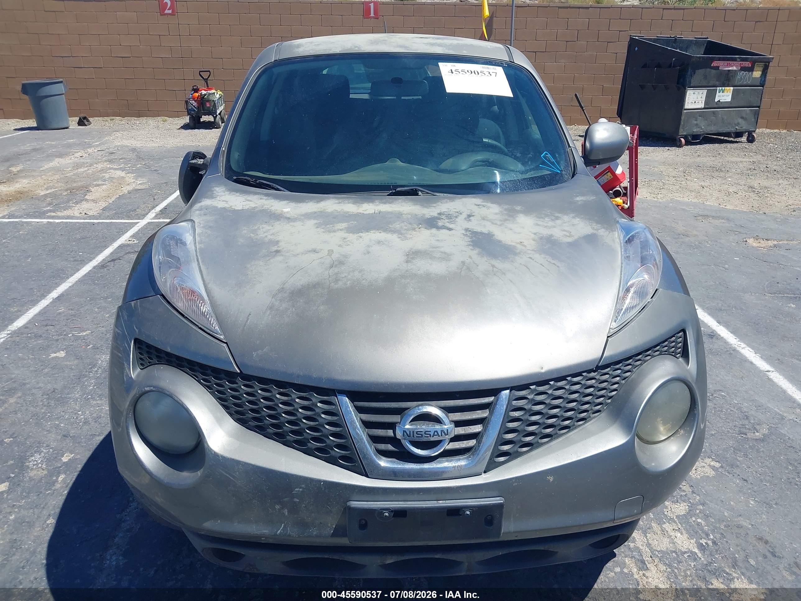 2013 Nissan Juke S Серый vin: JN8AF5MR3DT213302