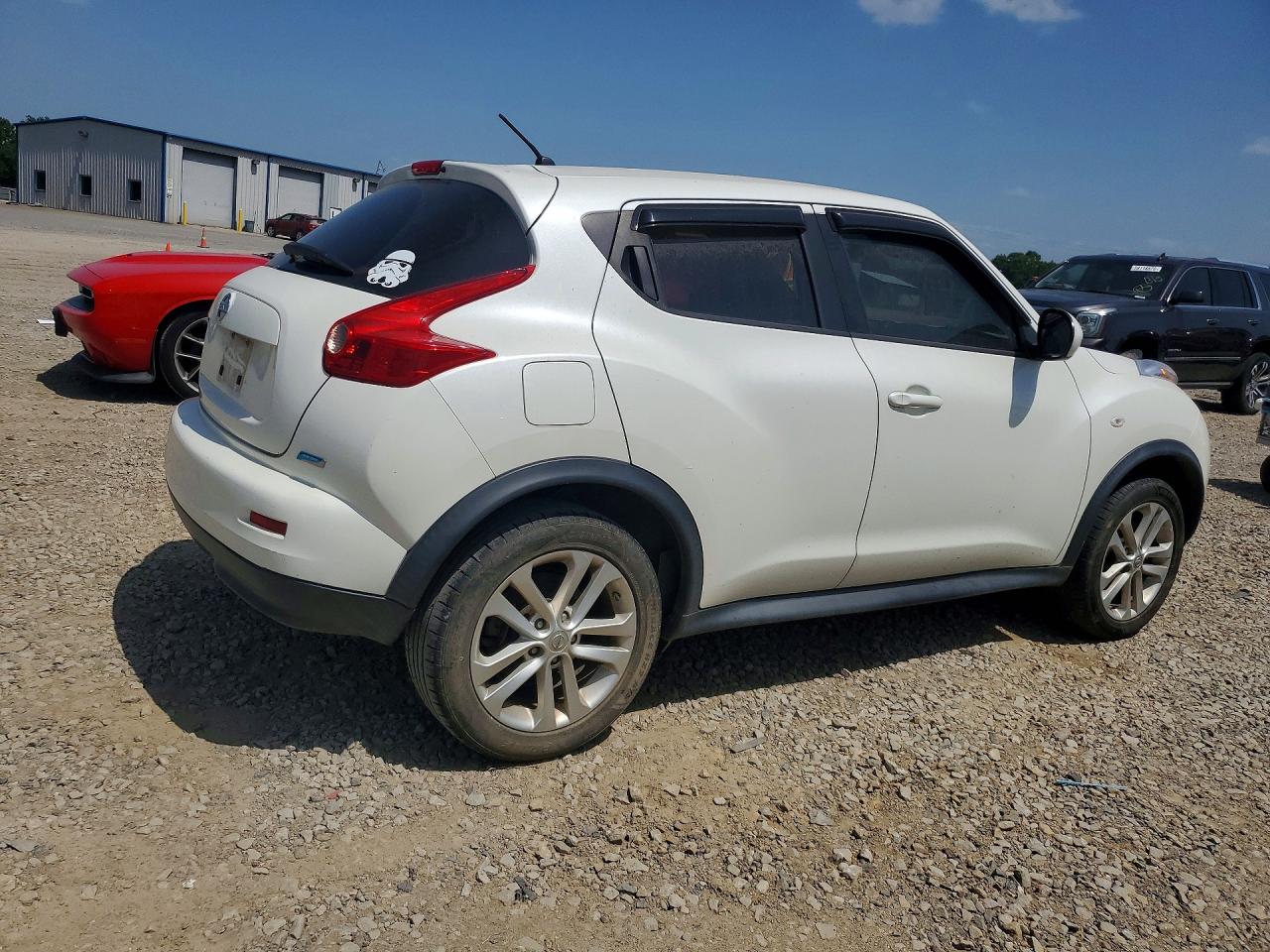 2013 Nissan Juke S White vin: JN8AF5MR3DT222596