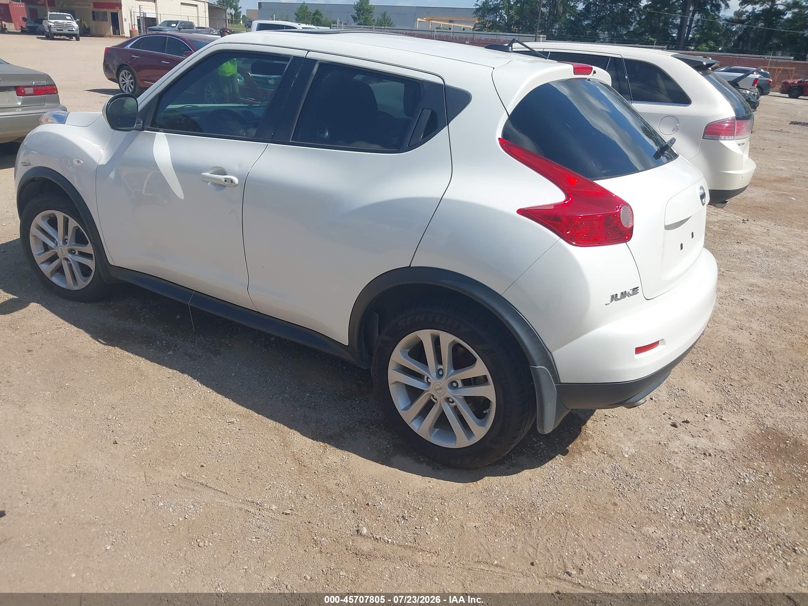 2014 Nissan Juke Sv White vin: JN8AF5MR3ET350578