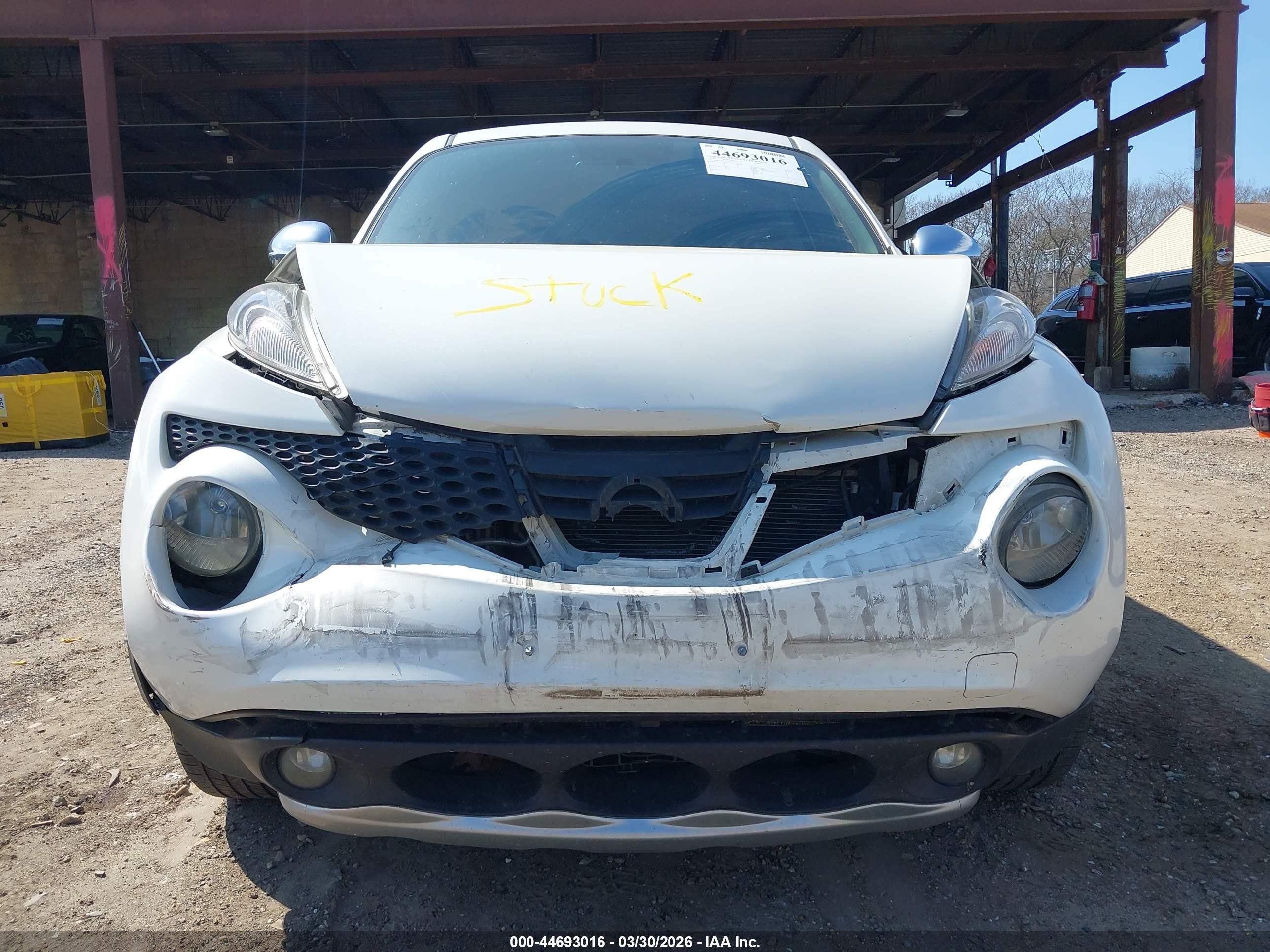 2014 Nissan Juke Sl White vin: JN8AF5MR3ET352153