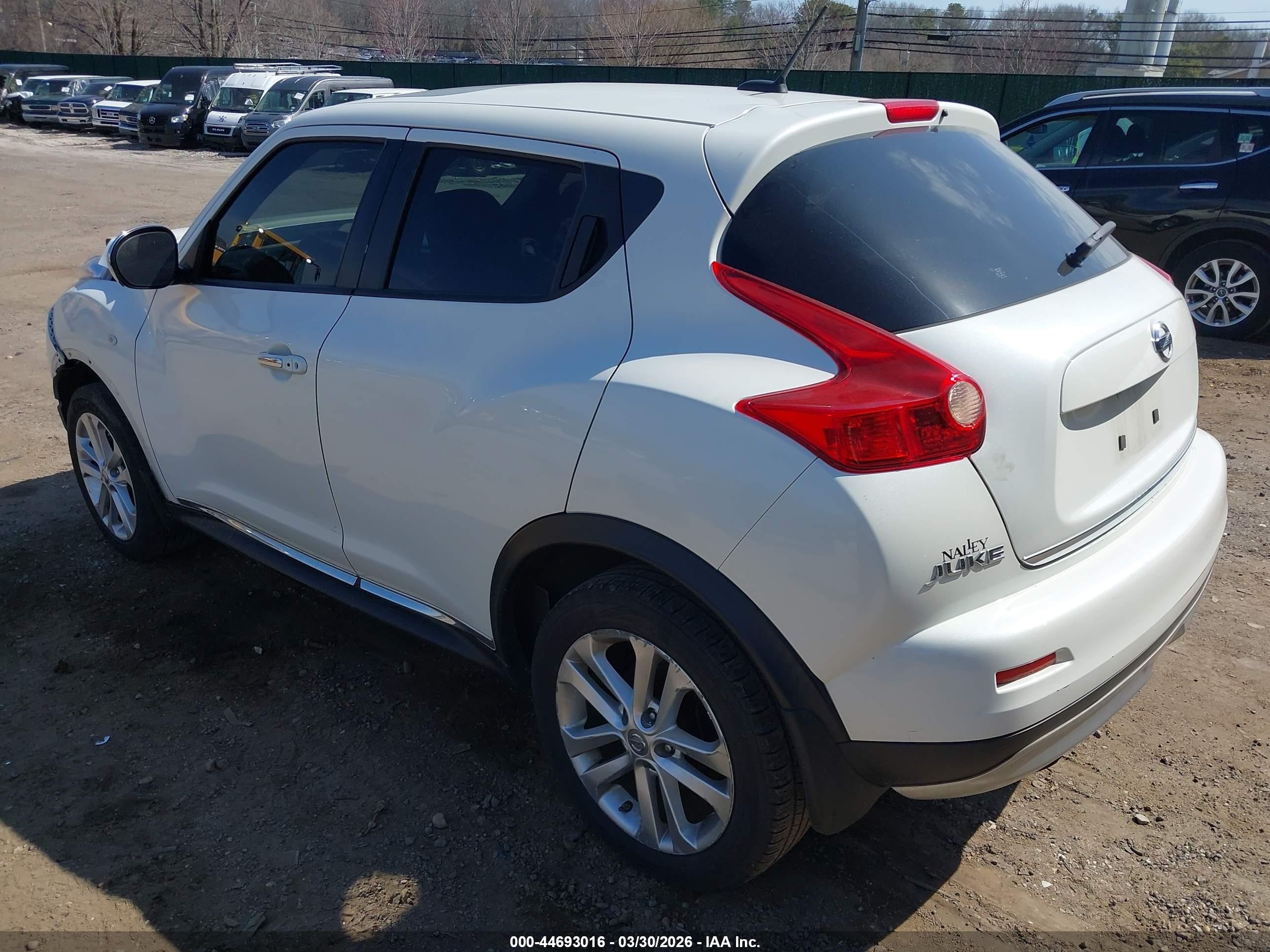 2014 Nissan Juke Sl White vin: JN8AF5MR3ET352153