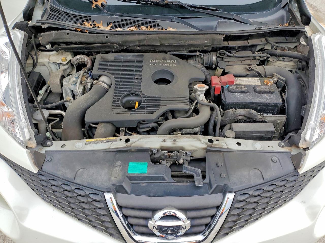 2014 Nissan Juke S White vin: JN8AF5MR3ET357904