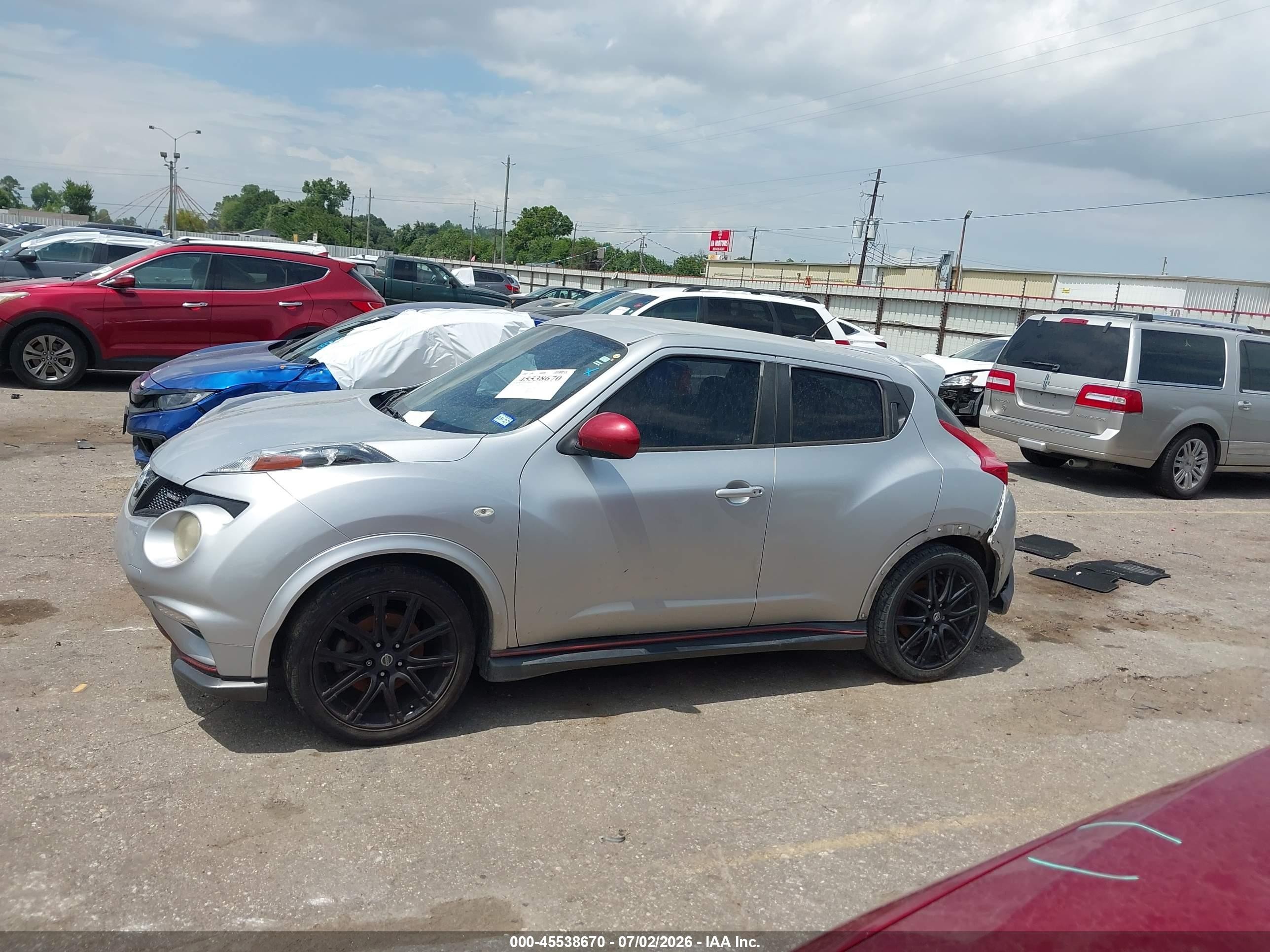 2014 Nissan Juke Nismo Silver vin: JN8AF5MR3ET360754