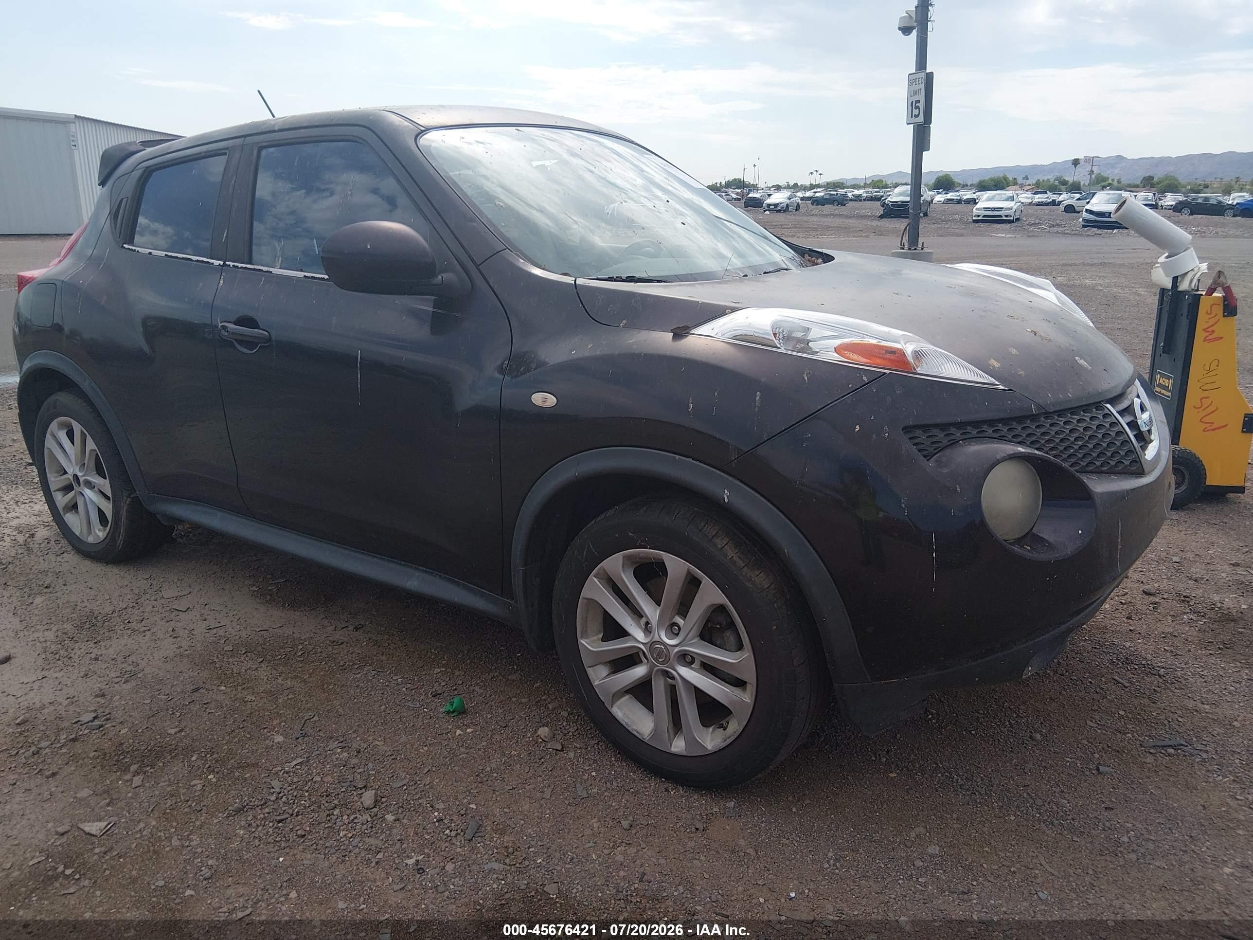 2014 Nissan Juke Sv Purple vin: JN8AF5MR3ET361211