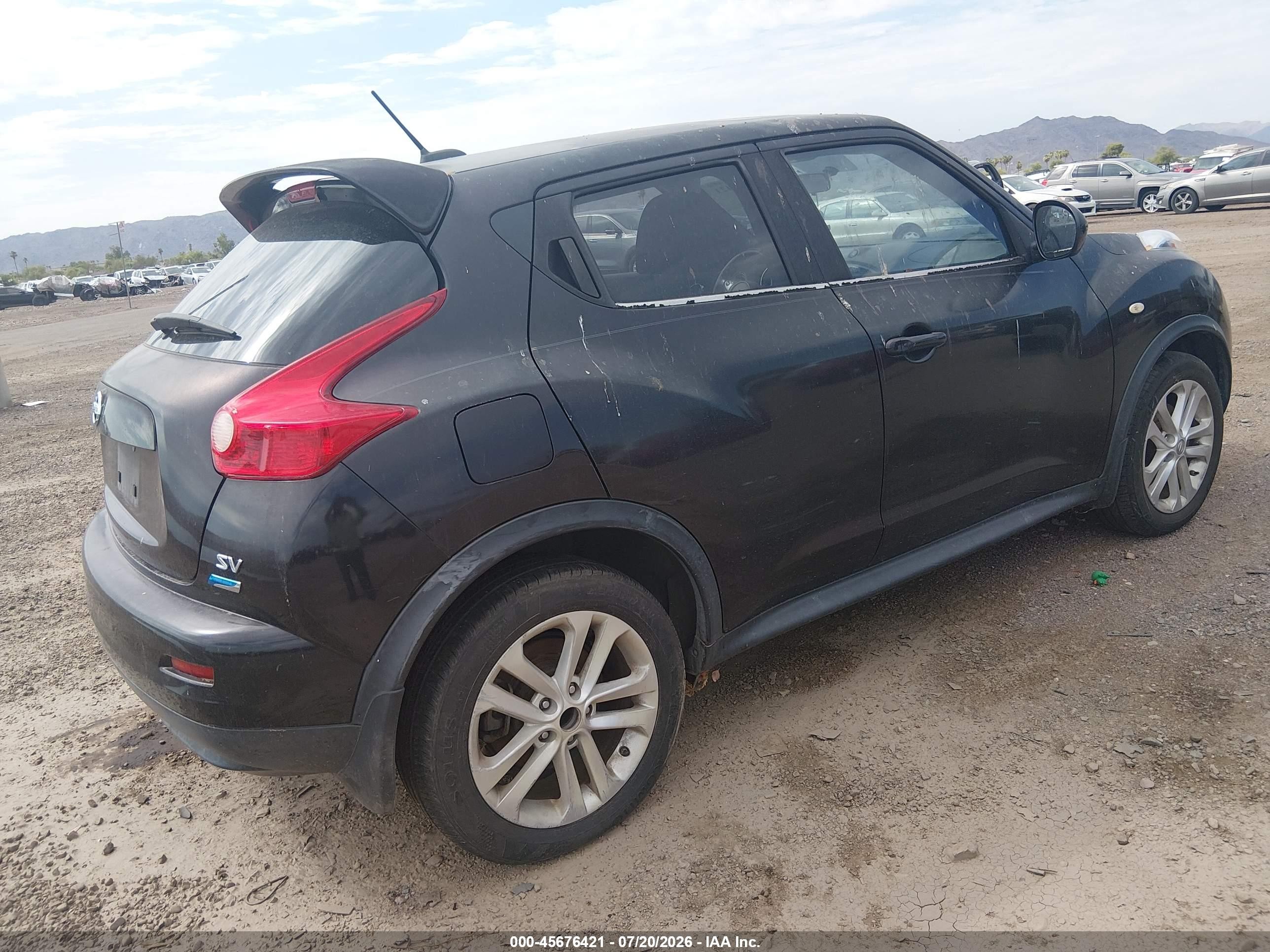 2014 Nissan Juke Sv Purple vin: JN8AF5MR3ET361211