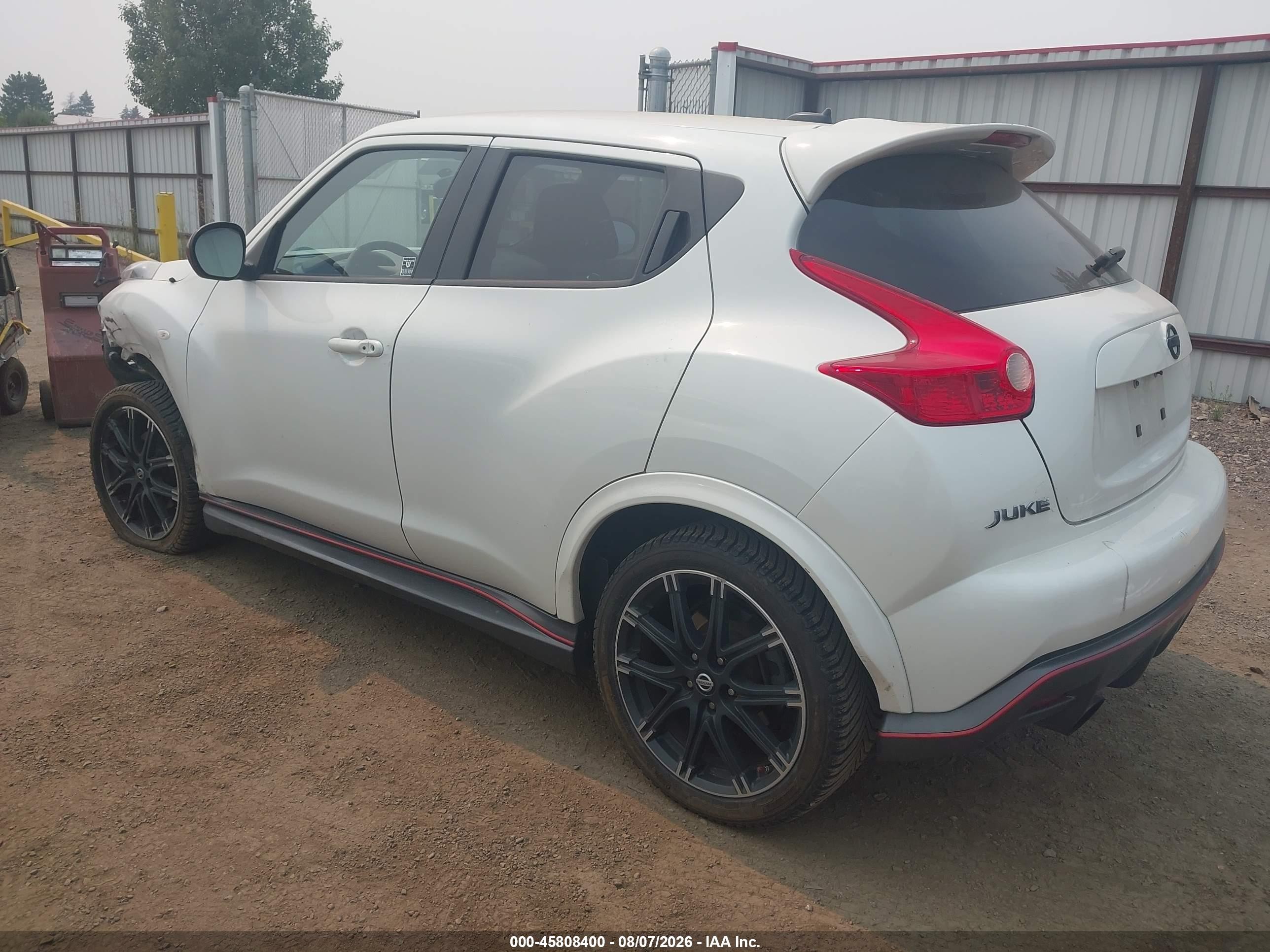 2014 Nissan Juke Nismo White vin: JN8AF5MR3ET362567