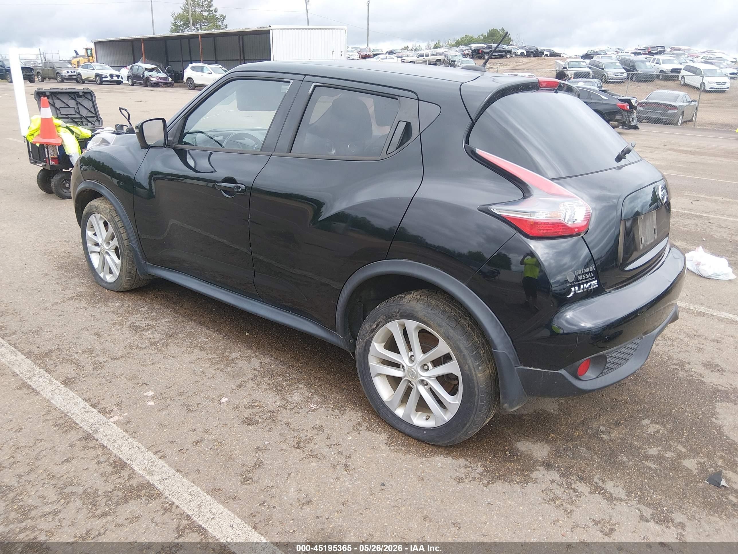 2015 Nissan Juke Sl Black vin: JN8AF5MR3FT507396