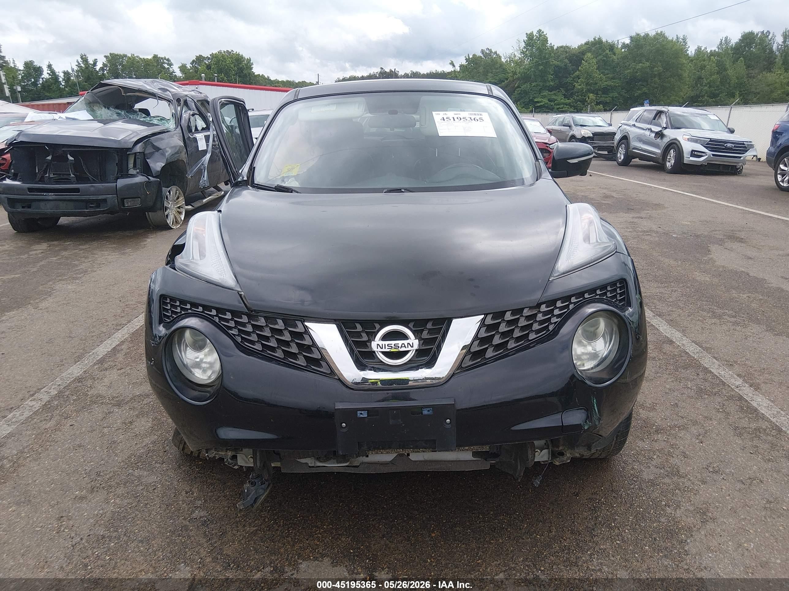 2015 Nissan Juke Sl Black vin: JN8AF5MR3FT507396