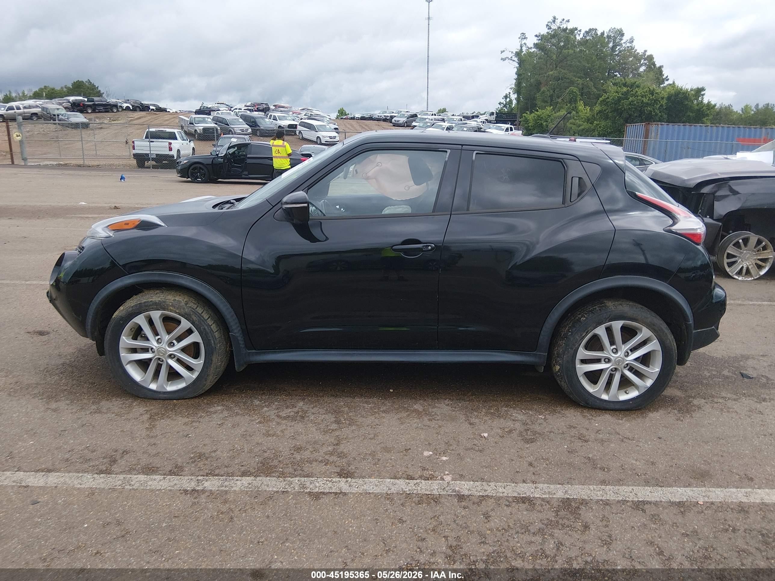2015 Nissan Juke Sl Black vin: JN8AF5MR3FT507396
