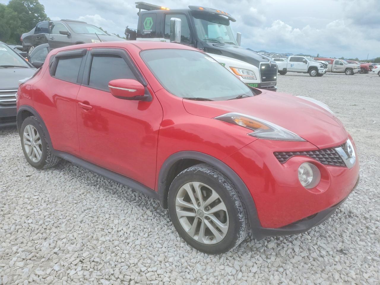 2015 Nissan Juke S Red vin: JN8AF5MR3FT513571