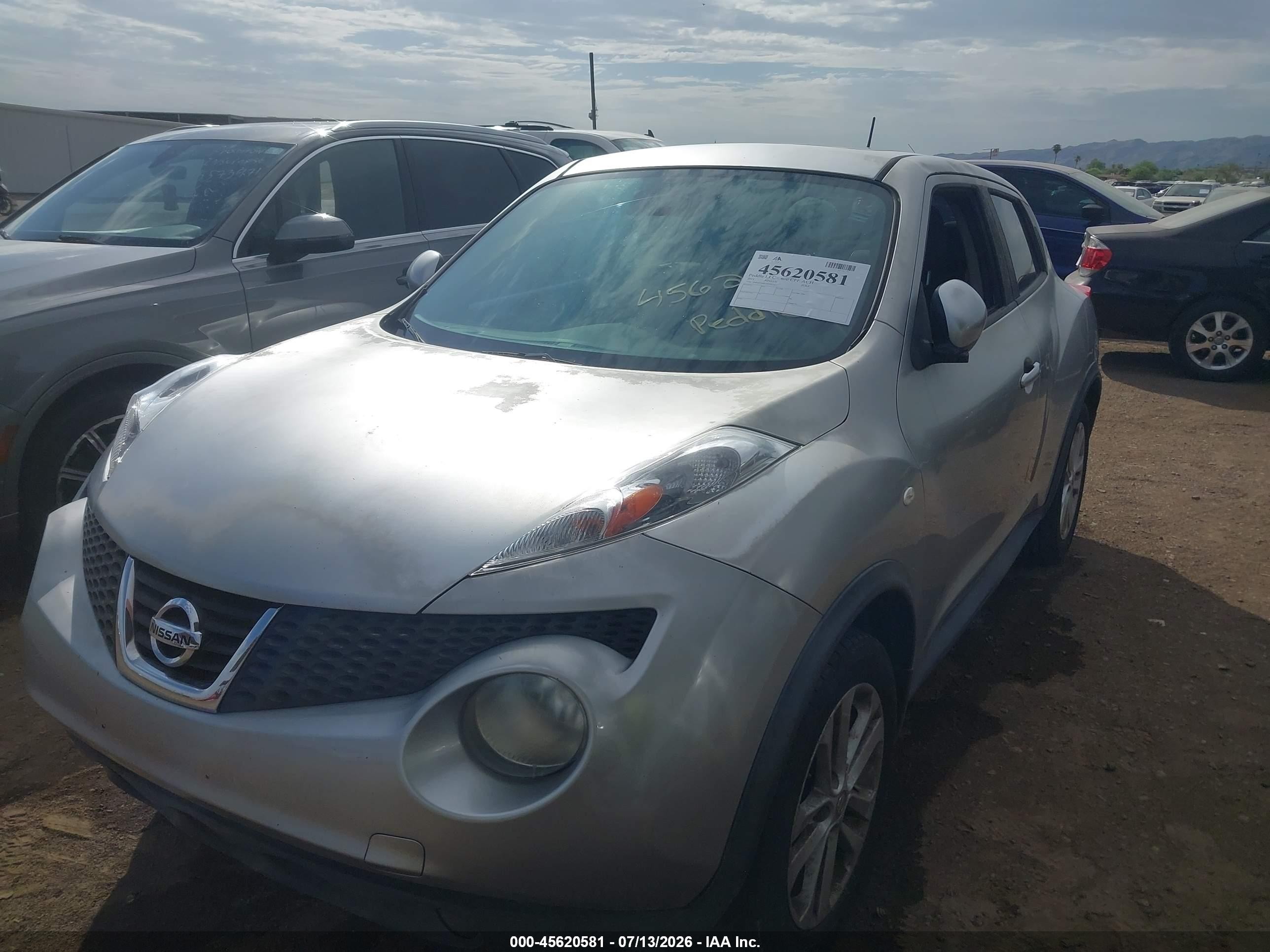 2011 Nissan Juke Sl Silver vin: JN8AF5MR4BT003613